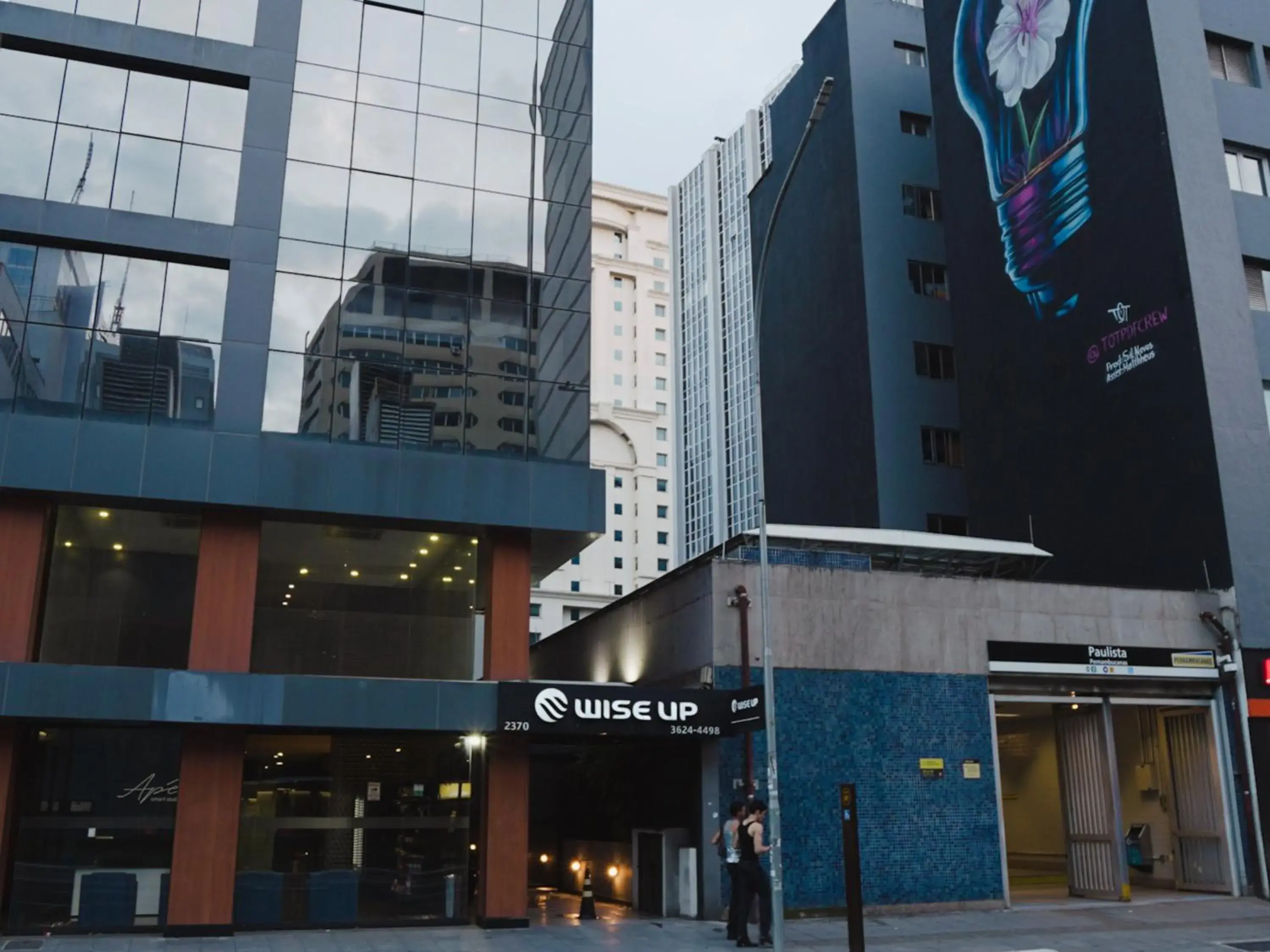 Property building in Apê Metrô Paulista Property building in Apê Metrô Paulista
