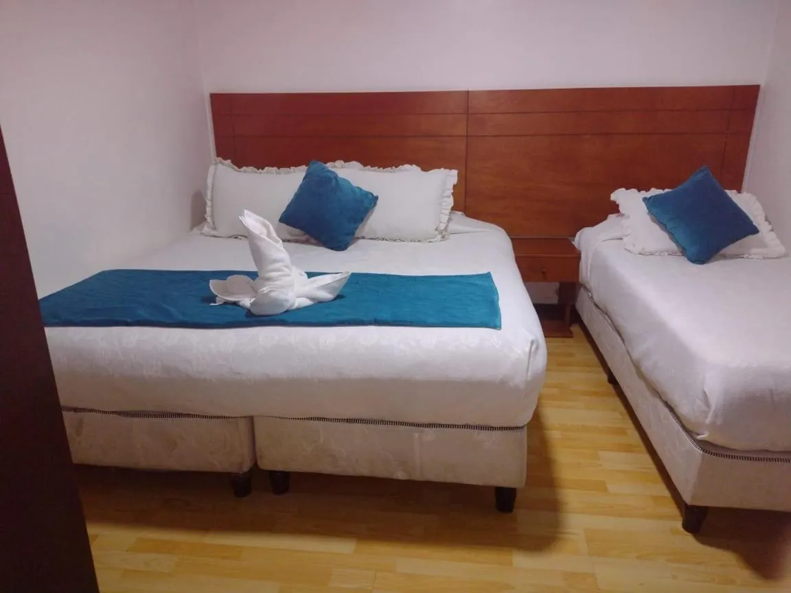 Bed in Hotel Casa Lamay