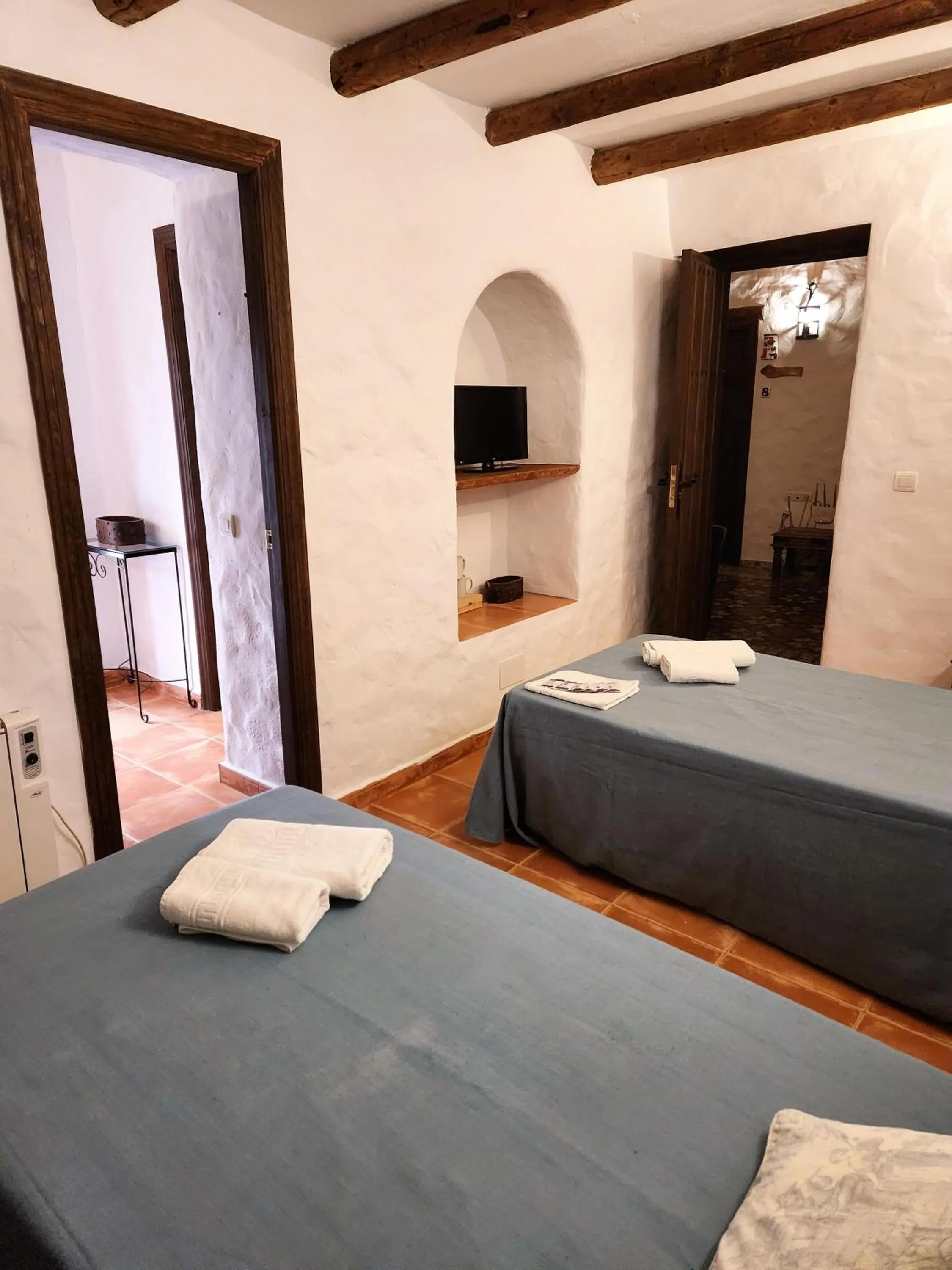 TV and multimedia, Bed in Posada La Plaza