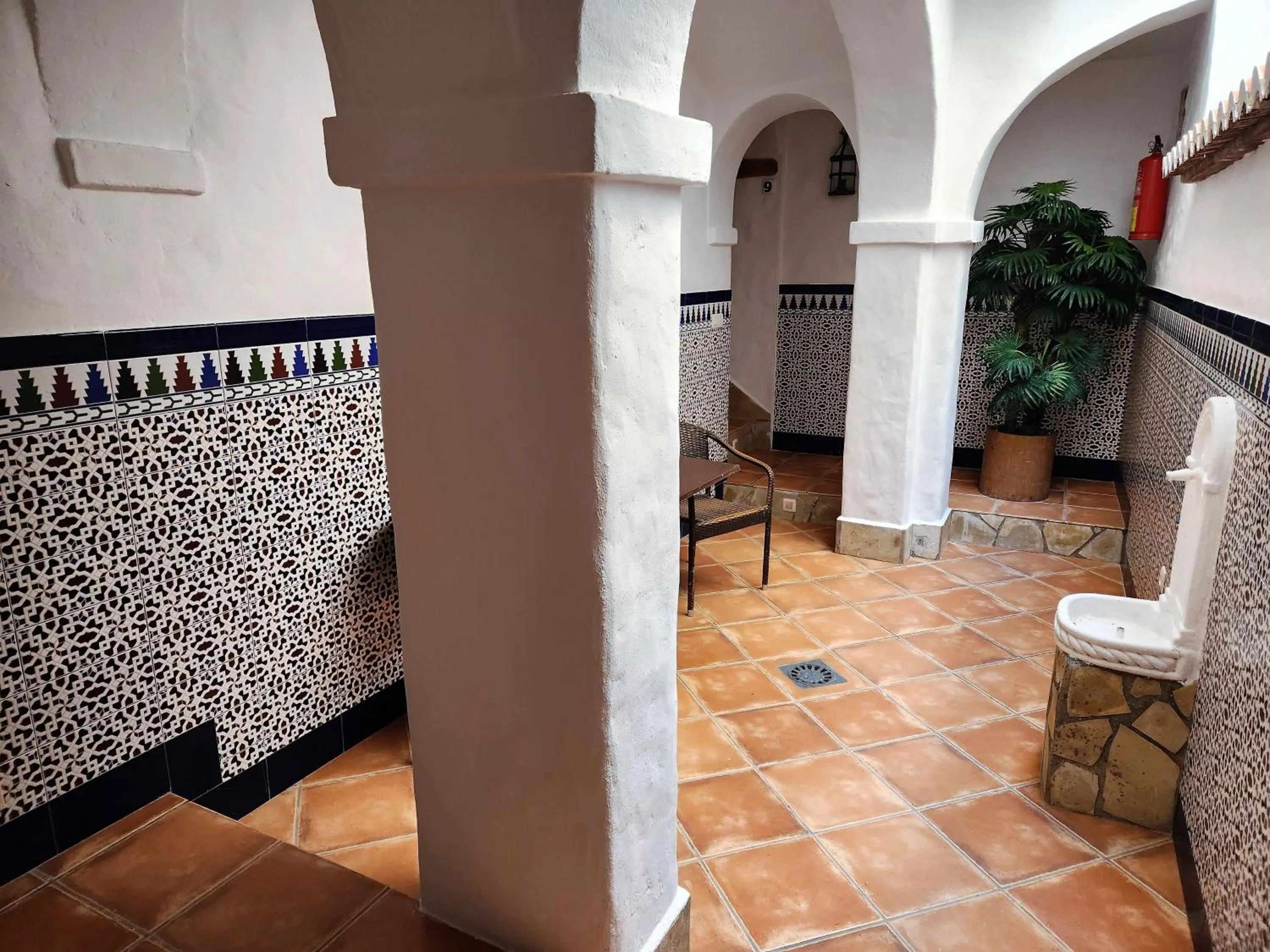 Patio in Posada La Plaza