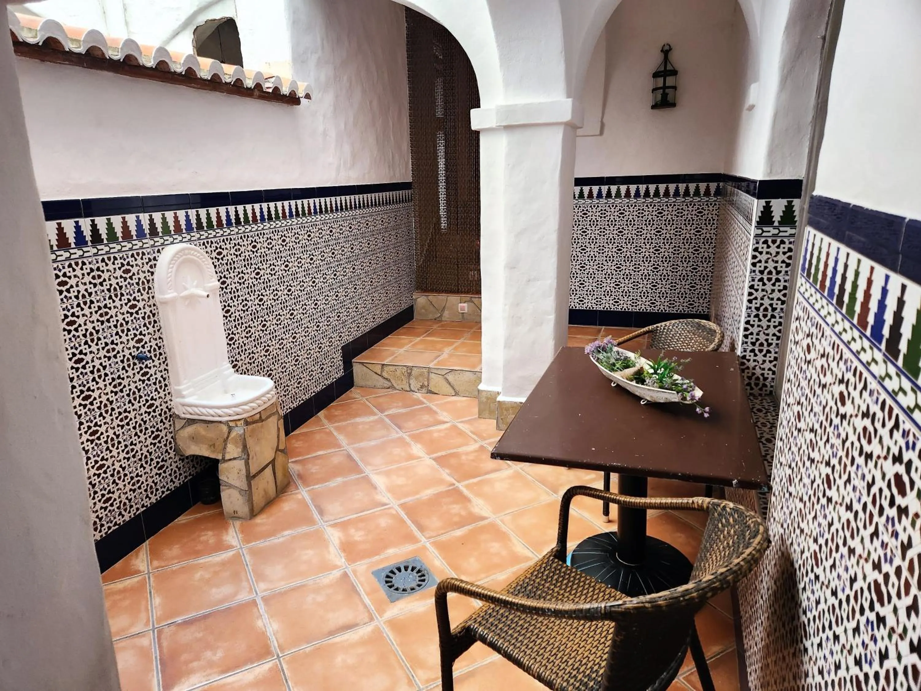 Patio in Posada La Plaza
