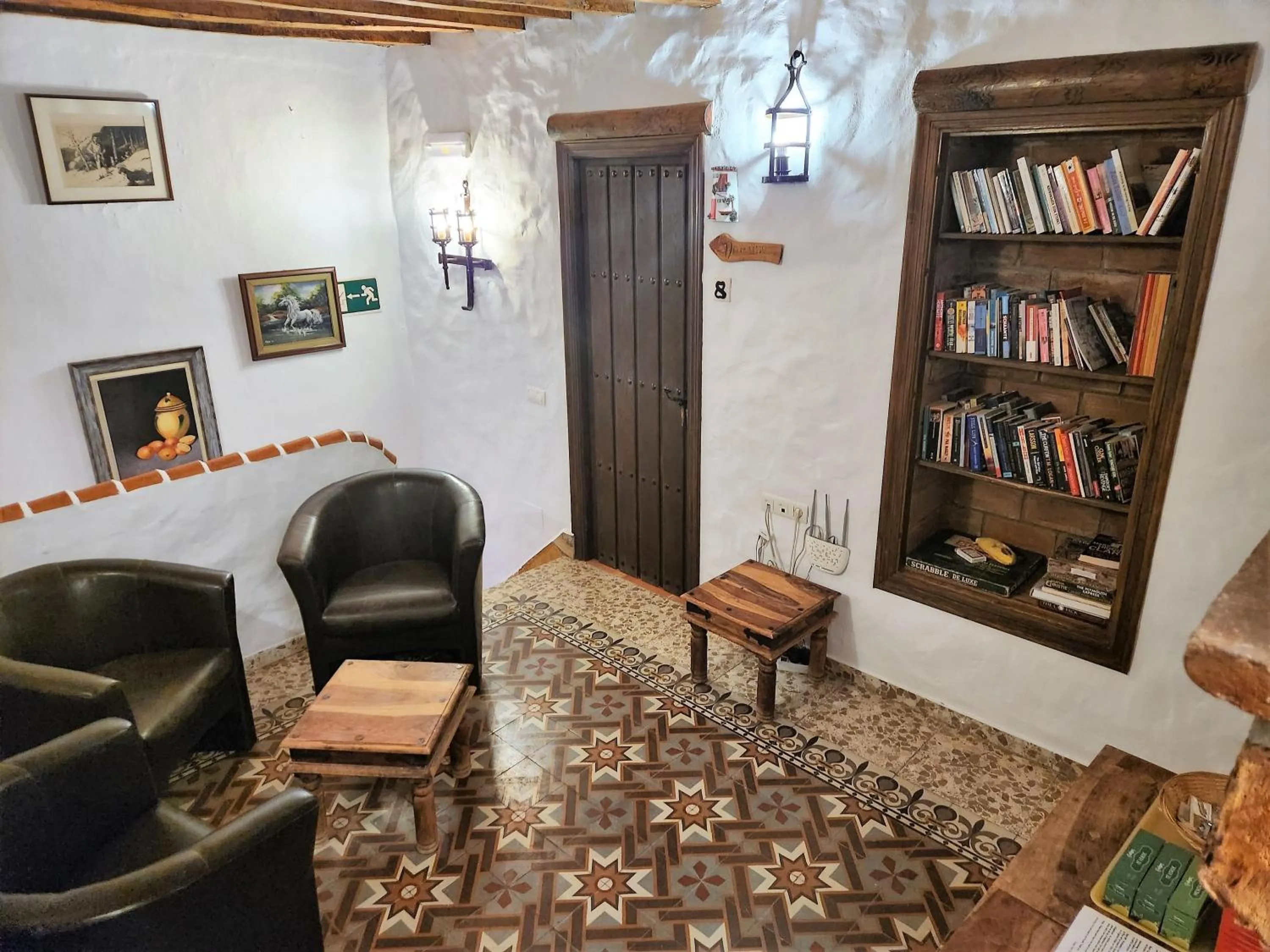 Living room in Posada La Plaza