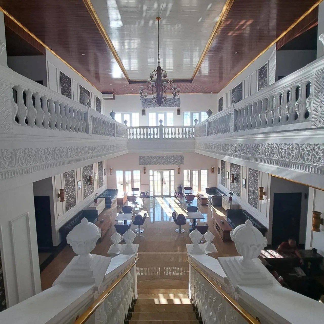 Living room in Gili Beachfront Suites