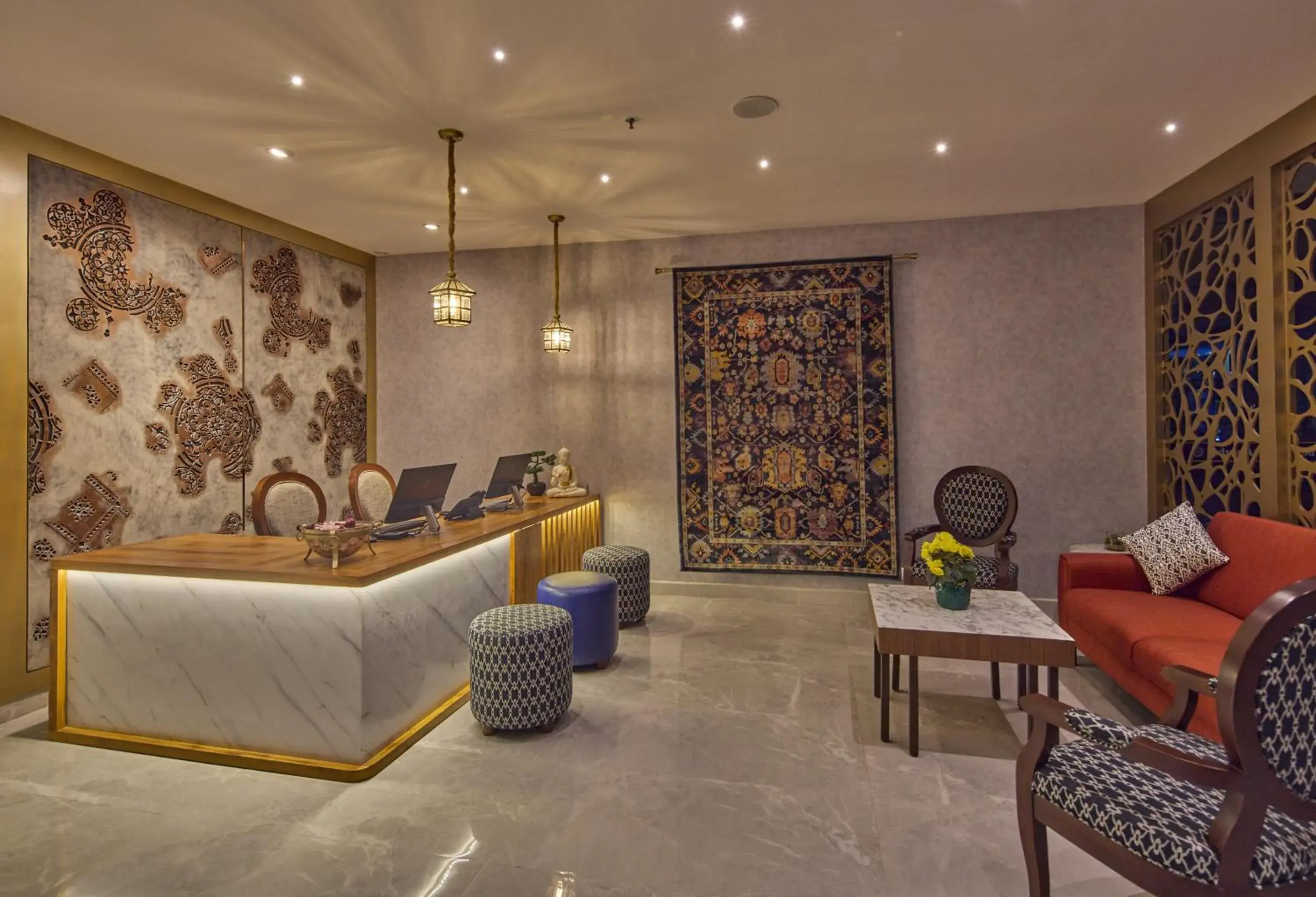 Lobby or reception in Golden Tulip Tirupati Lobby or reception in Golden Tulip Tirupati