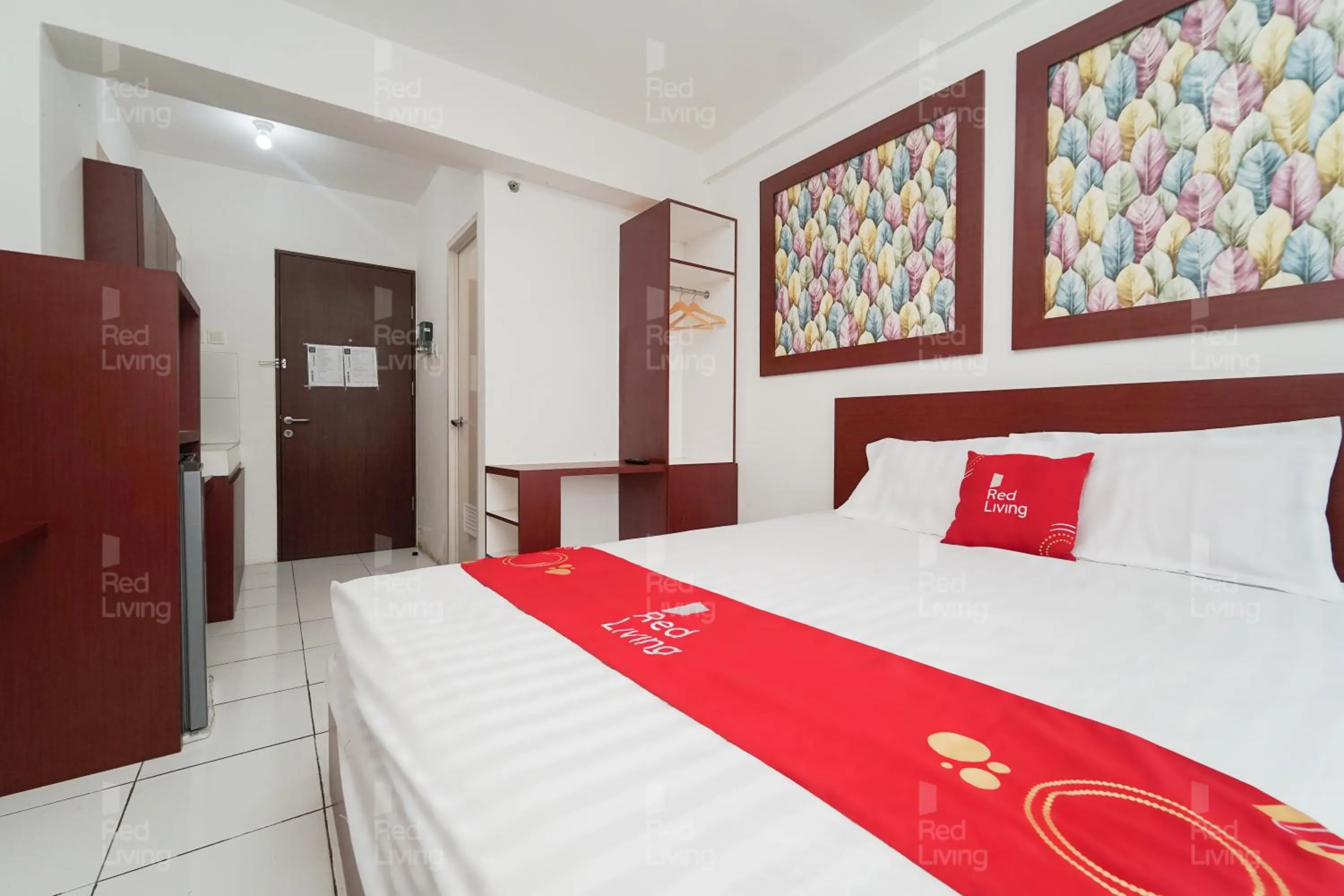Bedroom, Bed in RedLiving Apartemen Riverview Residence - Alima View Tower Mahakam