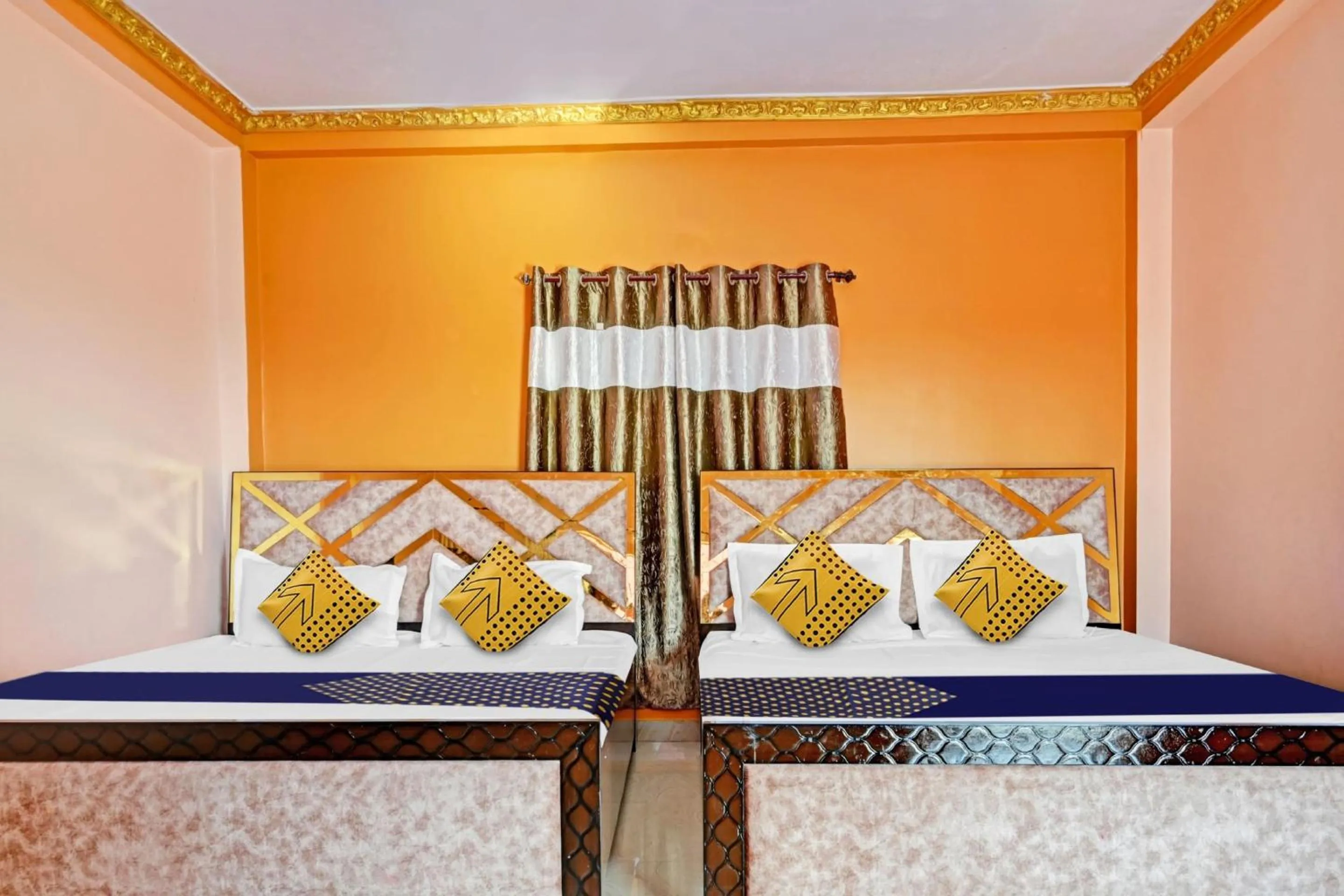 Bedroom, Bed in Super HOTEL O MAA NARMADA