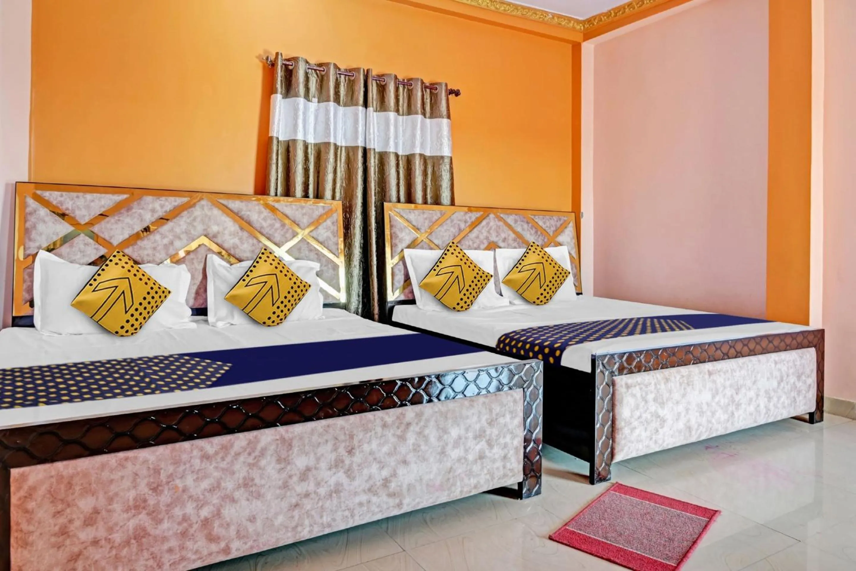 Bedroom, Bed in Super HOTEL O MAA NARMADA
