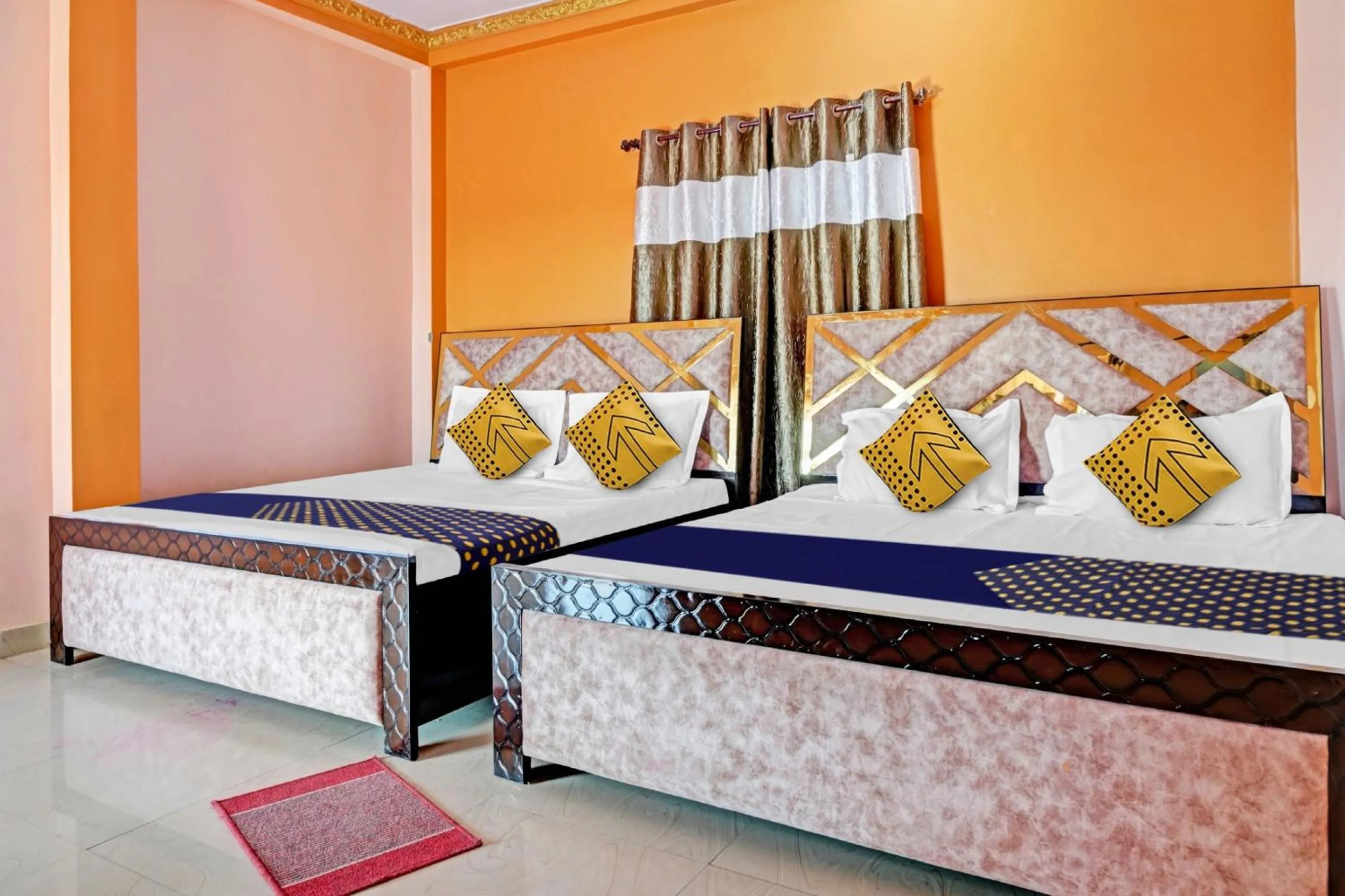 Bedroom, Bed in Super HOTEL O MAA NARMADA