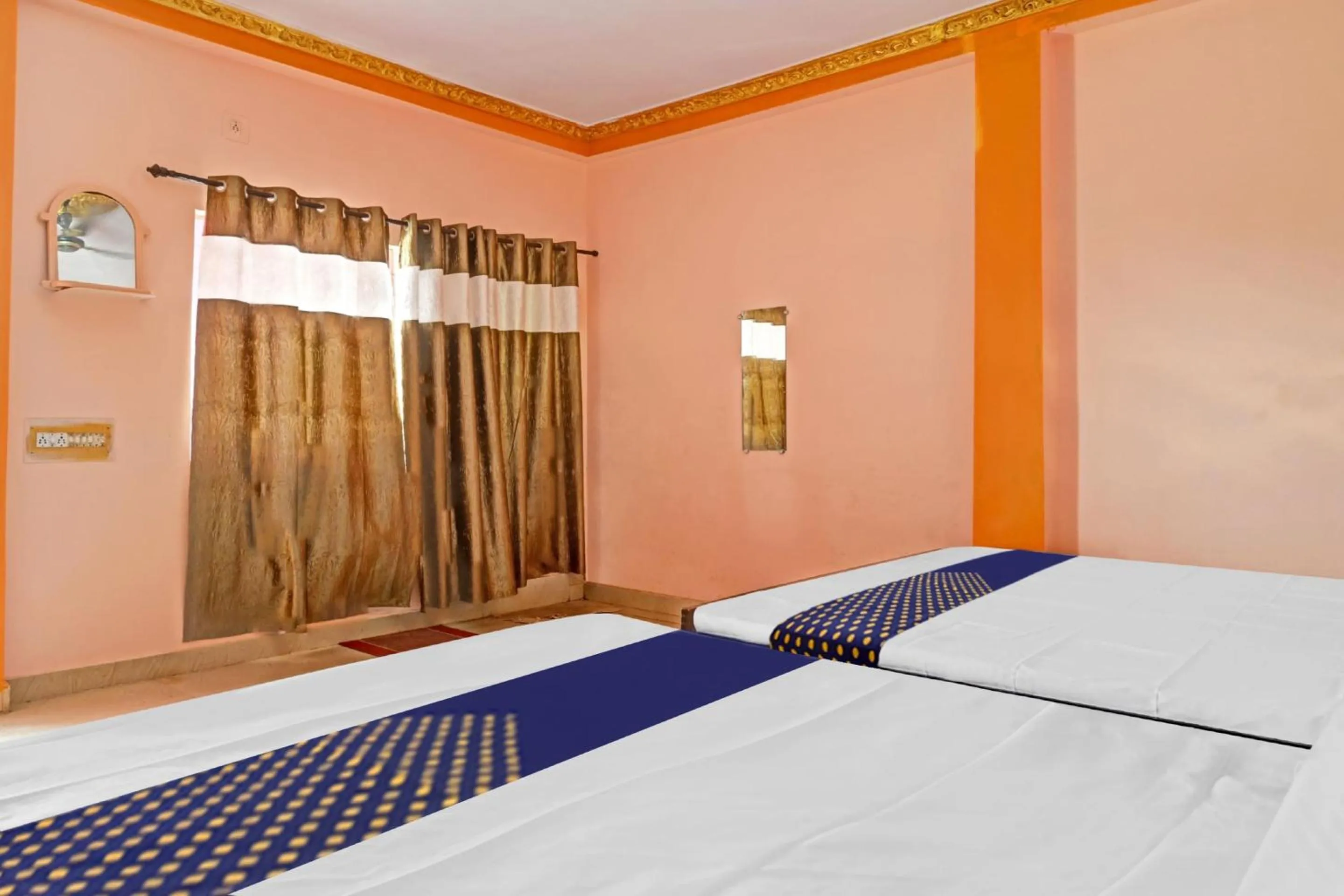 Bedroom, Bed in Super HOTEL O MAA NARMADA
