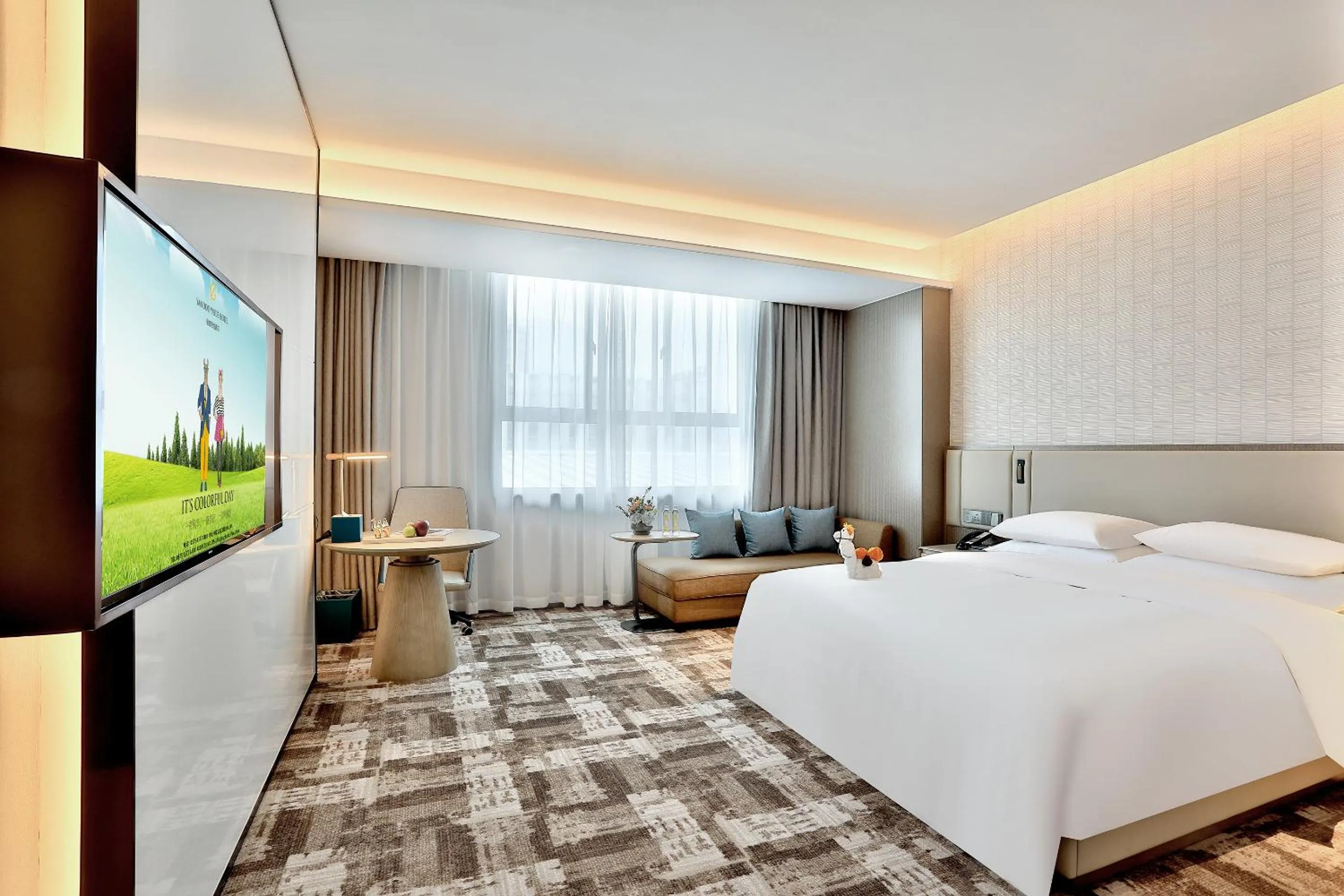 Photo of the whole room, Bed in Yiwu Yandoo Yayue Hotel