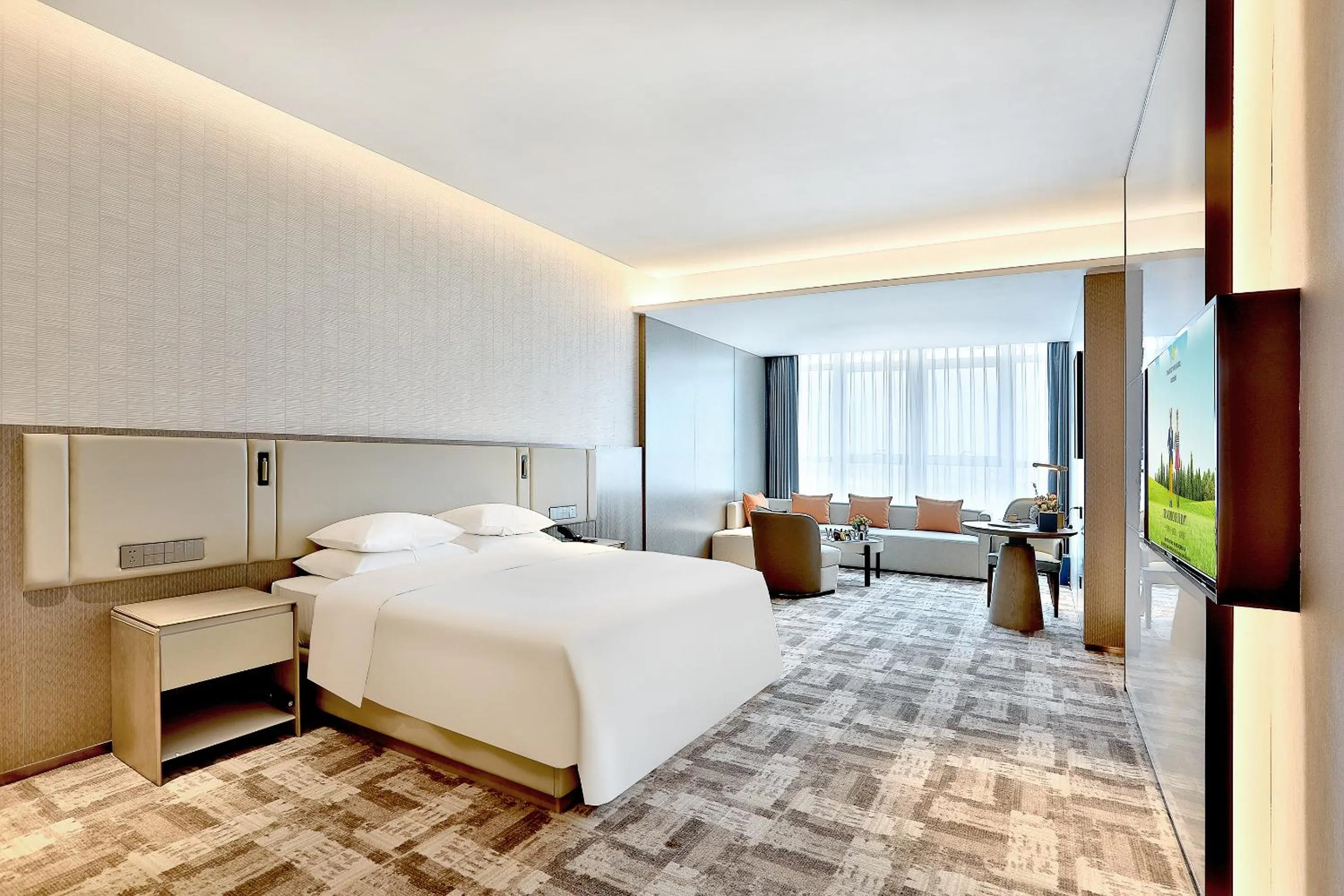 Photo of the whole room, Bed in Yiwu Yandoo Yayue Hotel