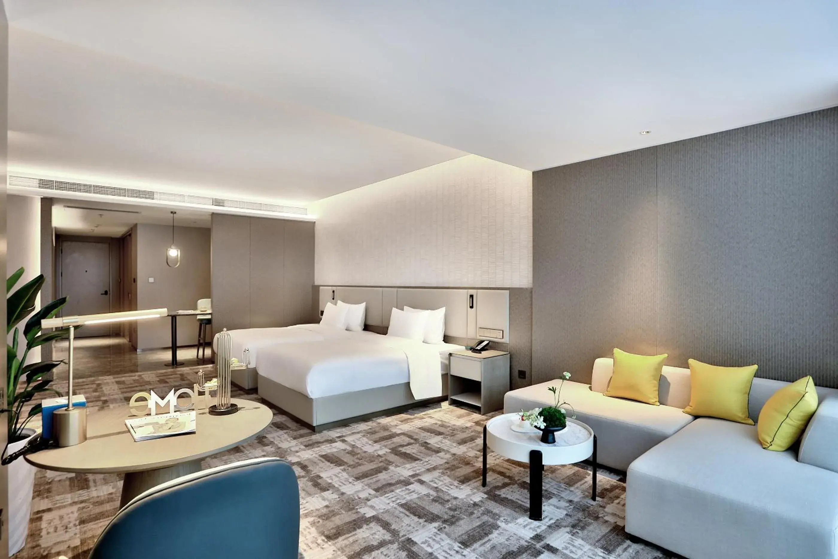 Superior Twin Room in Yiwu Yandoo Yayue Hotel Superior Twin Room in Yiwu Yandoo Yayue Hotel