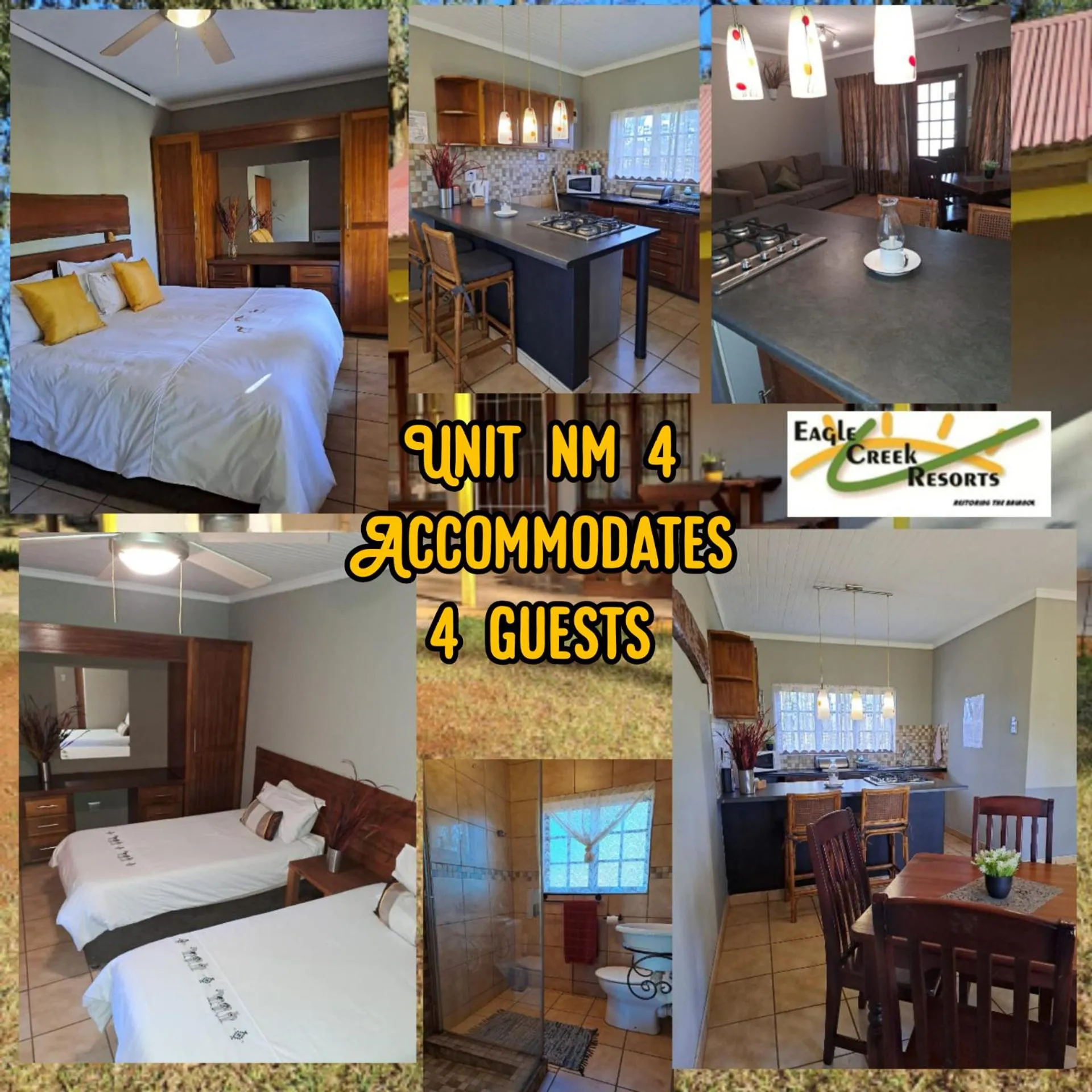 Bed in Eagle Creek Resorts Sabie