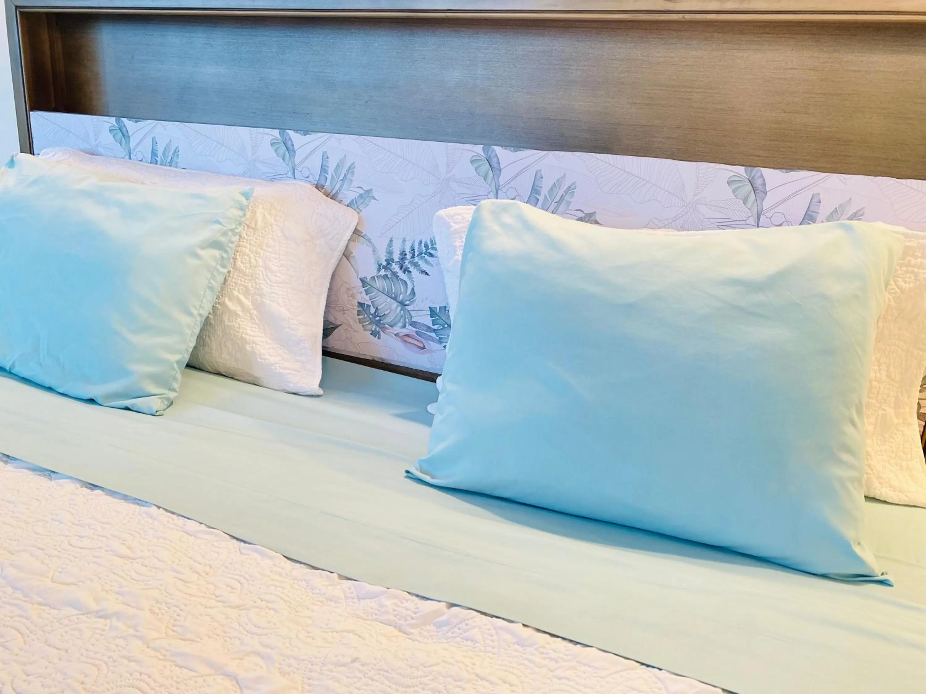 Bed in Waikiki High-rise sea view free parking