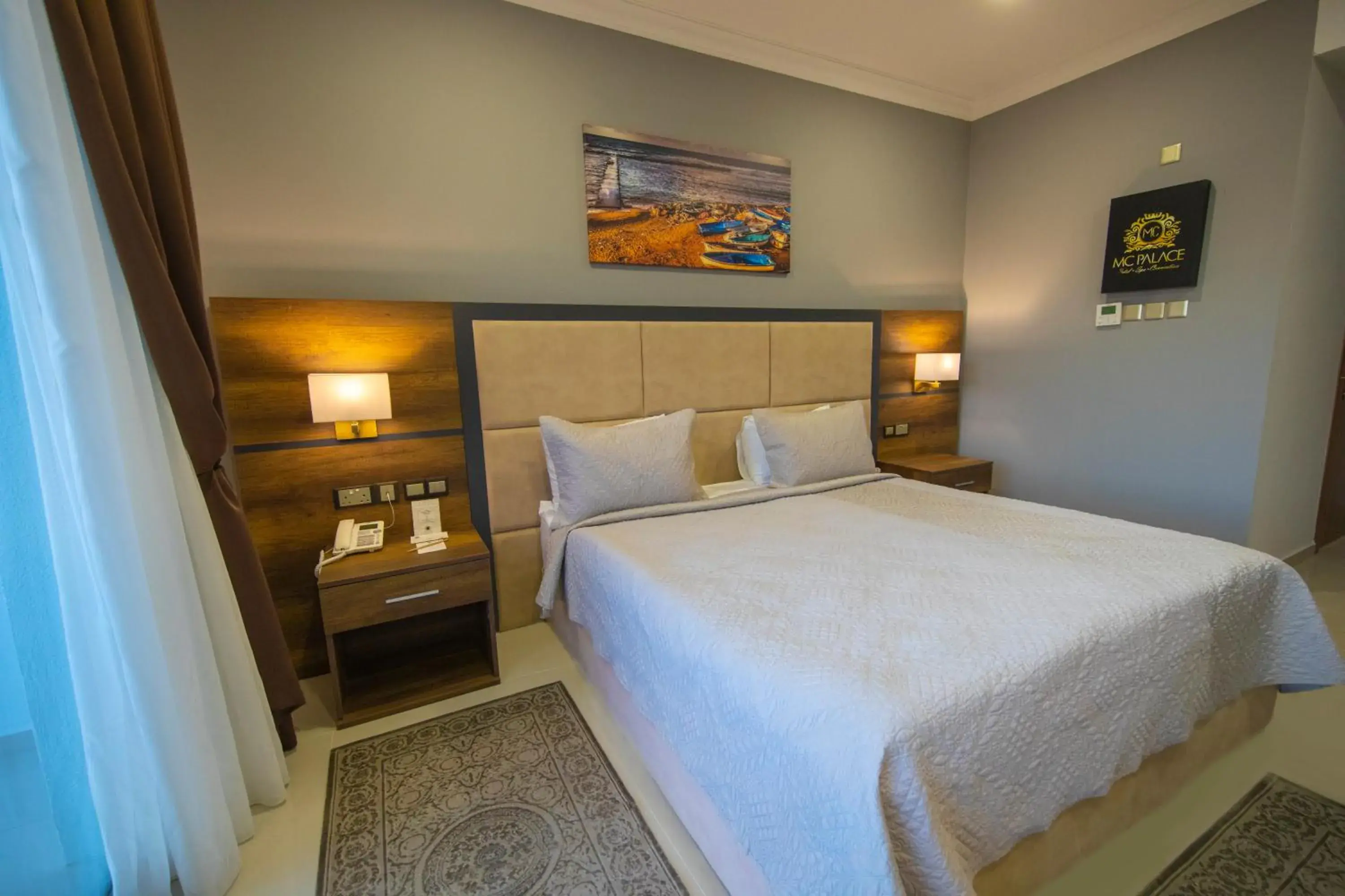 Bed in Mc Palace Hotel Spa & Convention Bed in Mc Palace Hotel Spa & Convention