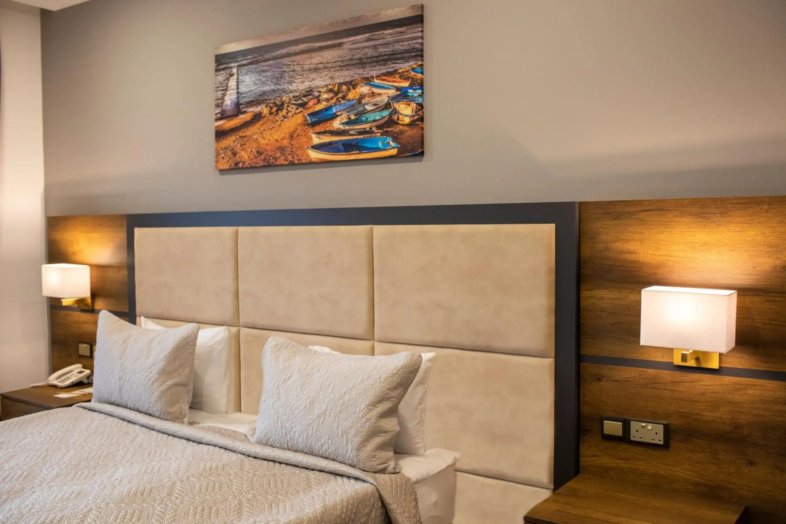 Bed in Mc Palace Hotel Spa & Convention Bed in Mc Palace Hotel Spa & Convention