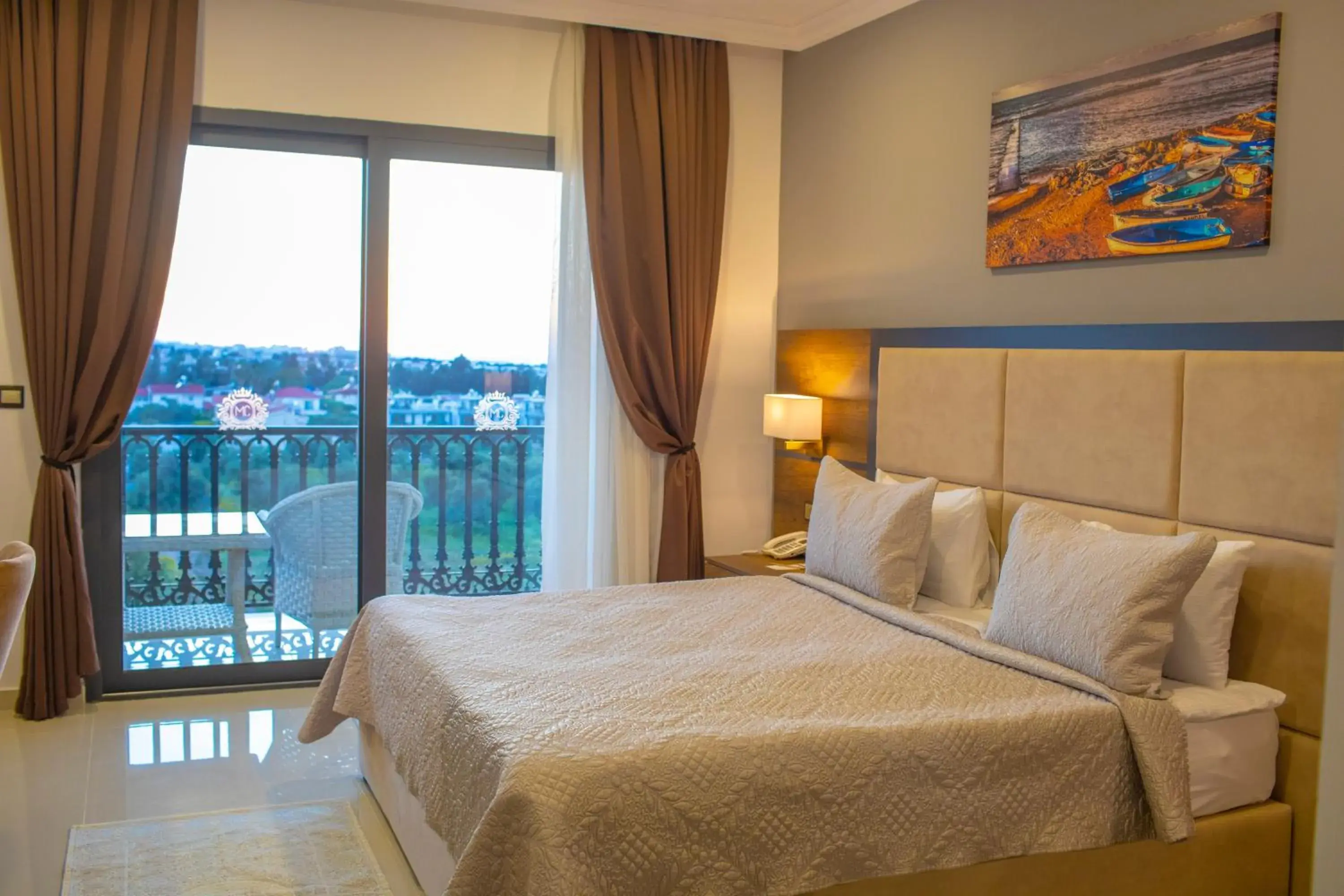 Bed in Mc Palace Hotel Spa & Convention Bed in Mc Palace Hotel Spa & Convention