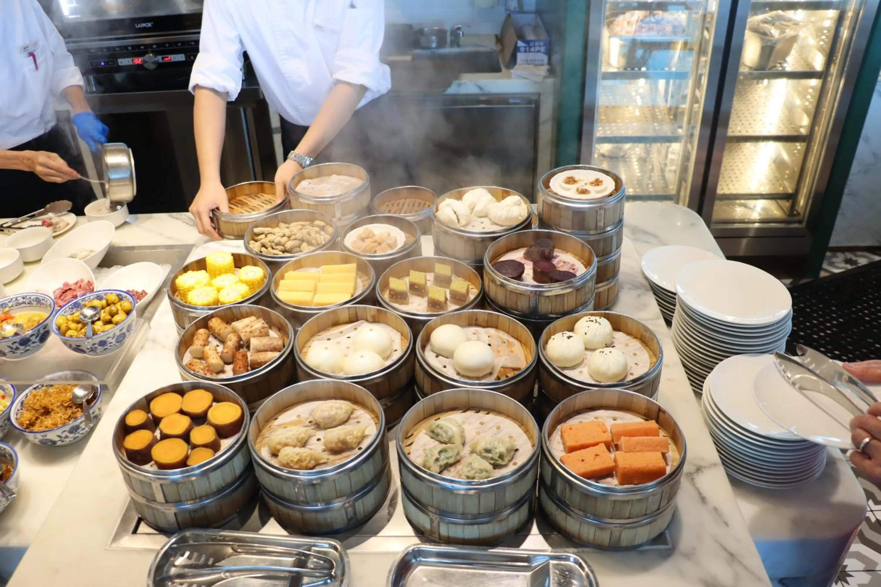 Breakfast in Crowne Plaza Chaozhou Riverside by IHG