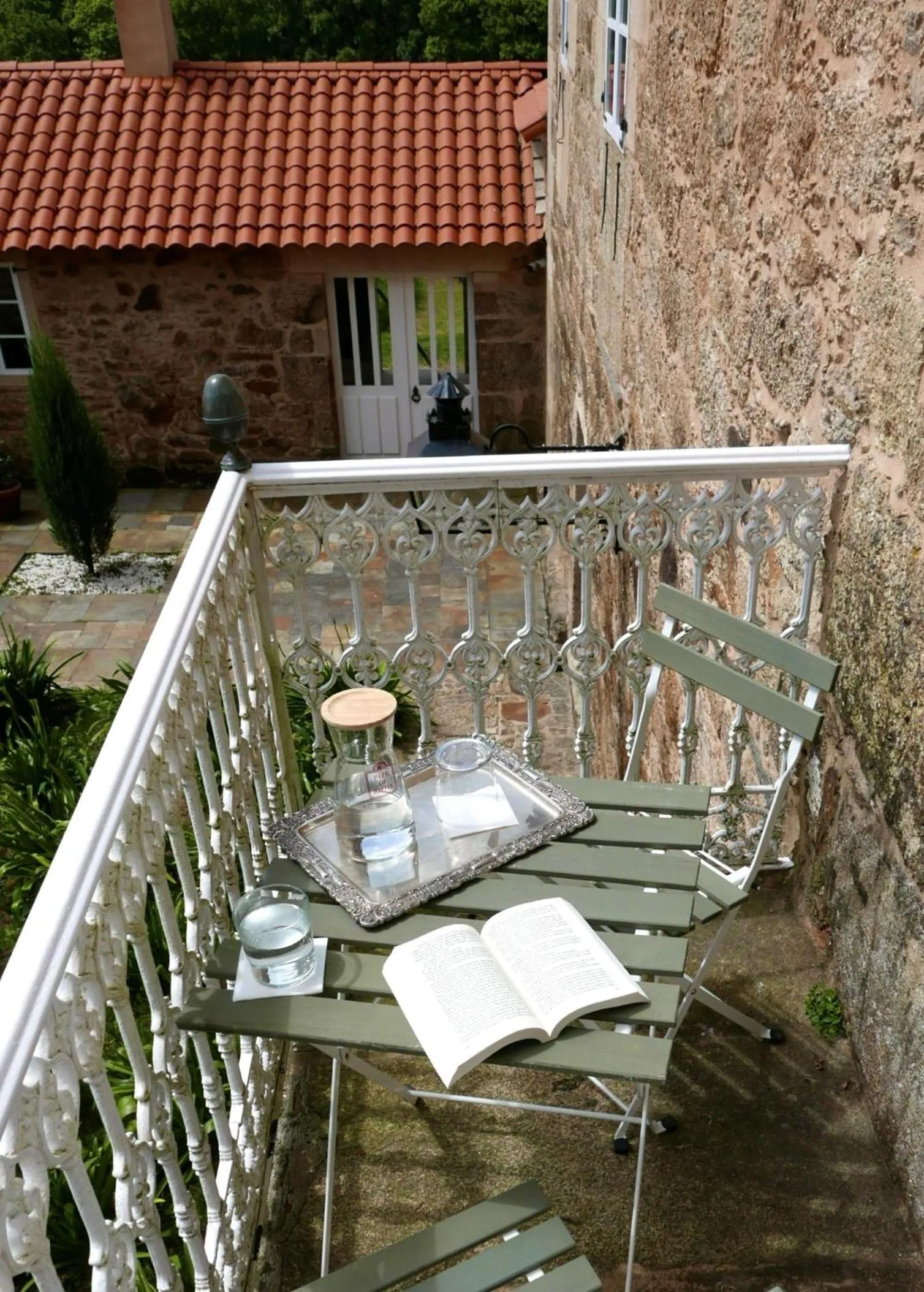 Balcony/Terrace in Hotel Pazo de Bieite