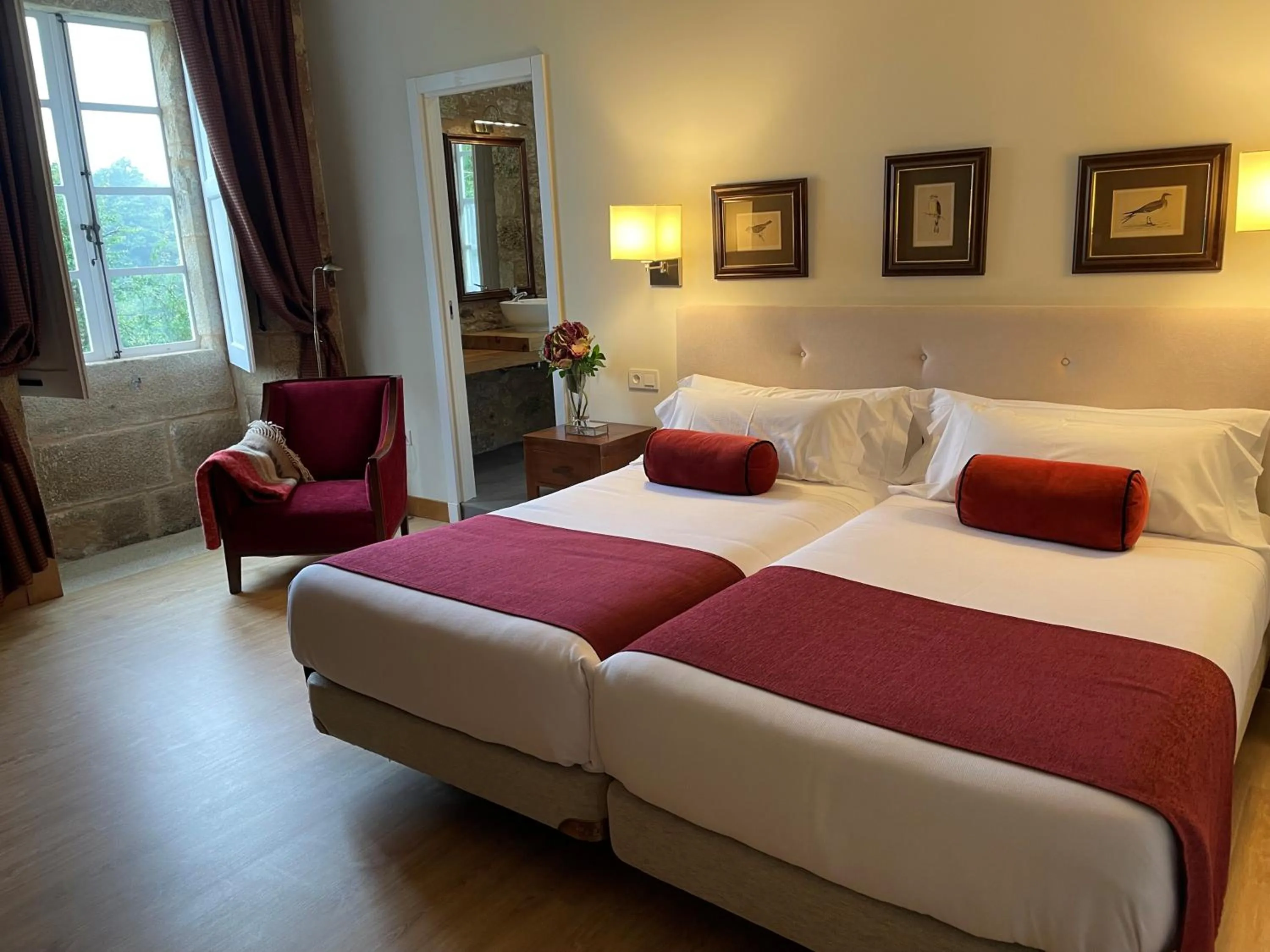 Bedroom, Bed in Hotel Pazo de Bieite