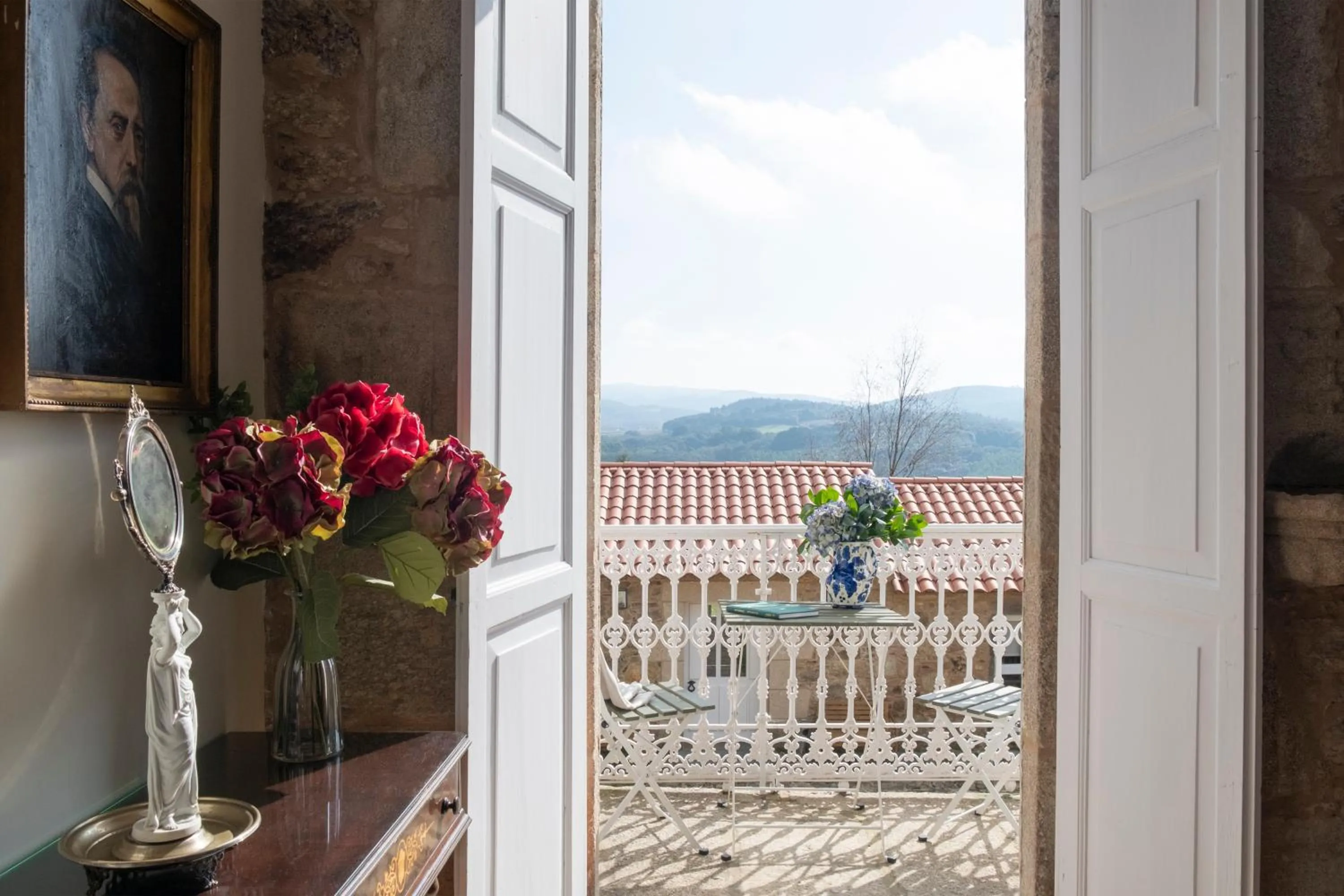 Balcony/Terrace in Hotel Pazo de Bieite