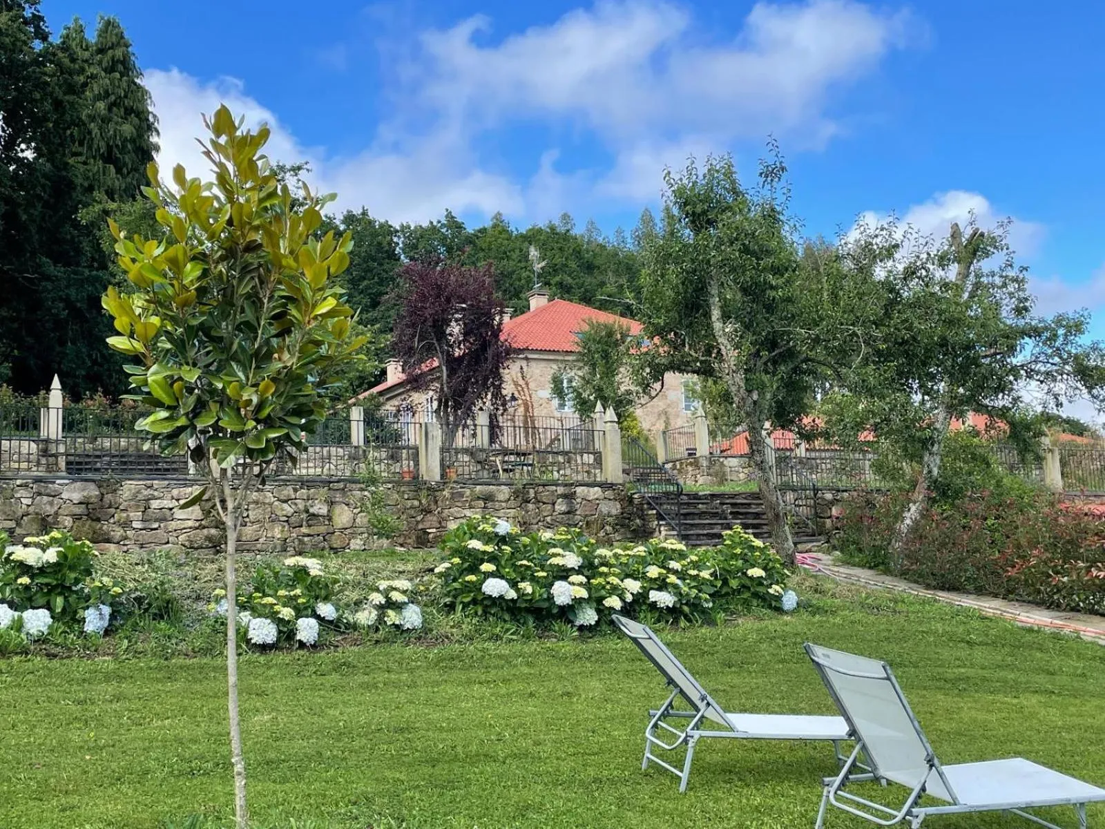 Garden in Hotel Pazo de Bieite