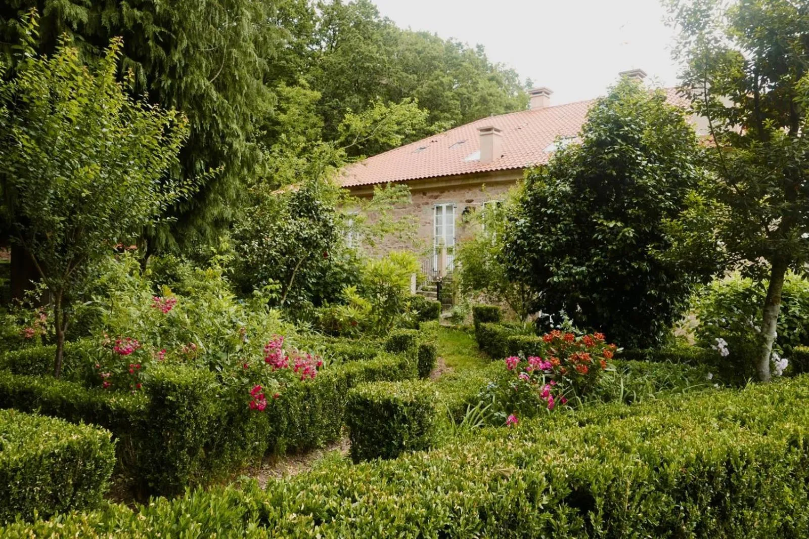 Garden in Hotel Pazo de Bieite