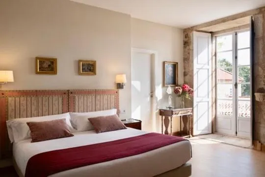 Bedroom, Bed in Hotel Pazo de Bieite