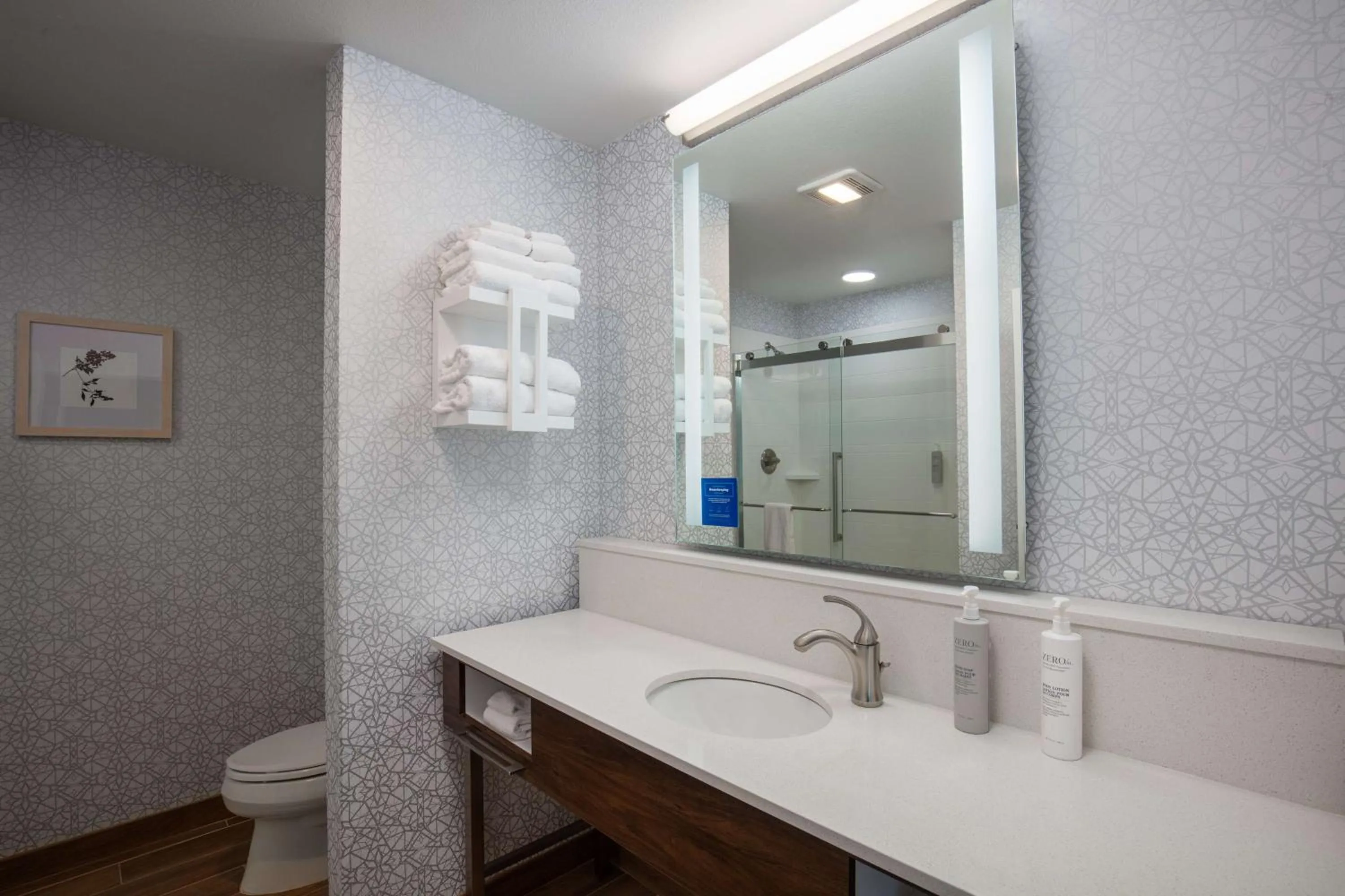 Bathroom in Hampton Inn Green Bay Stadium, Wi