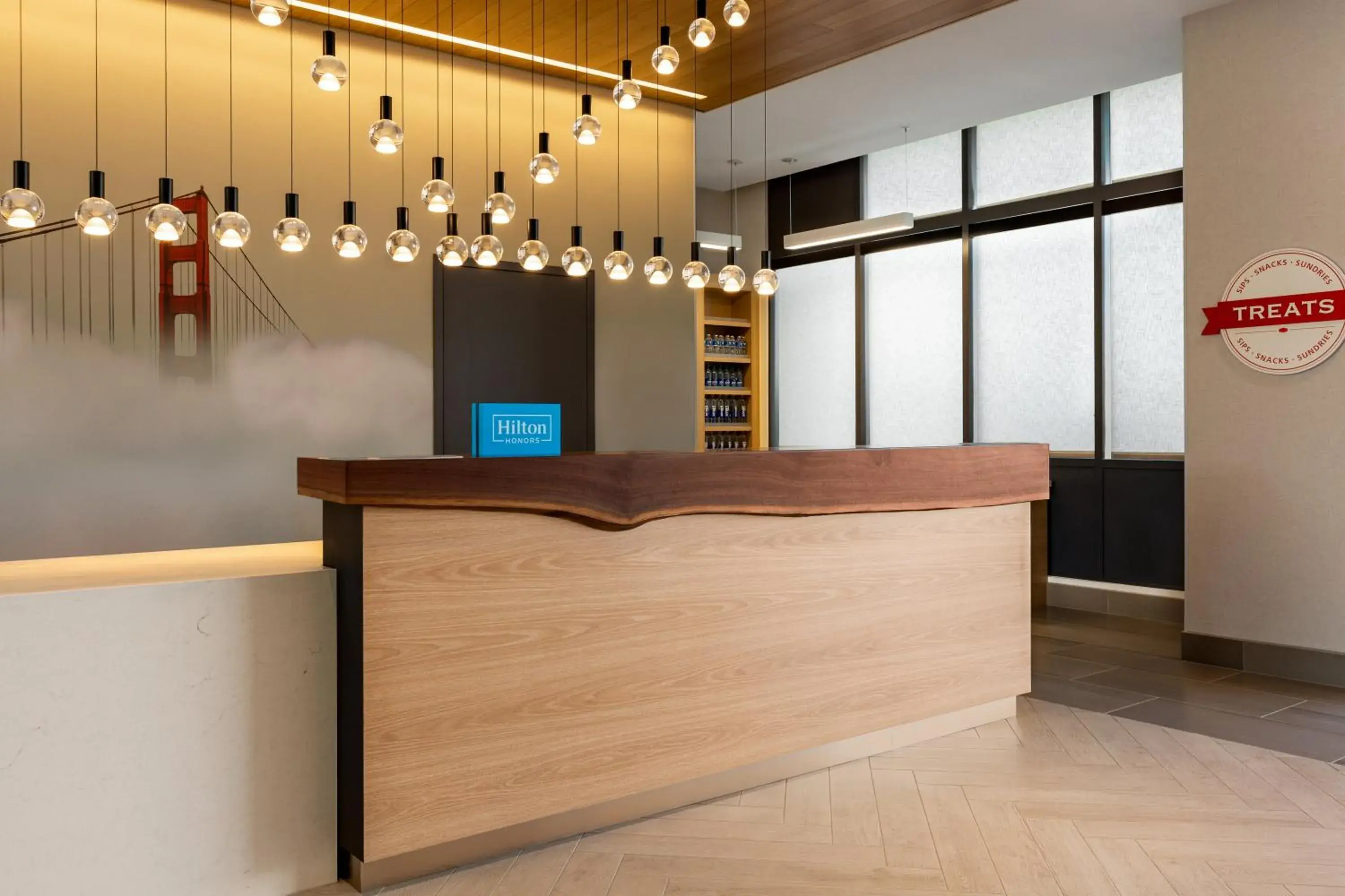 Lobby or reception in Hampton Inn & Suites San Mateo-San Francisco Airport Lobby or reception in Hampton Inn & Suites San Mateo-San Francisco Airport