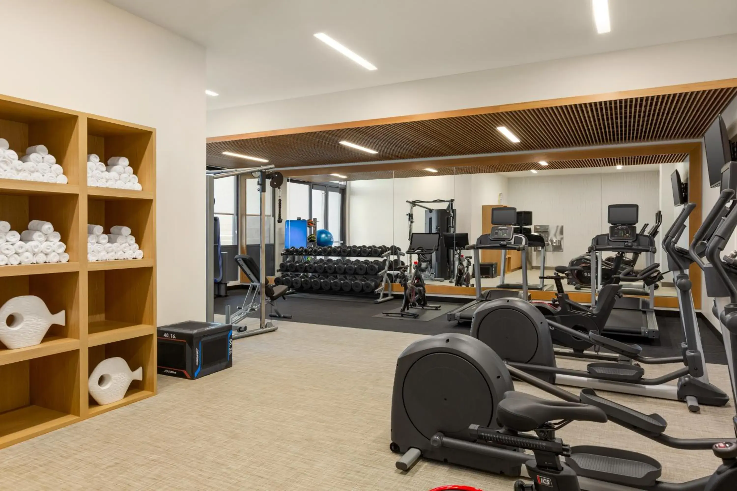 Fitness centre/facilities in Hampton Inn & Suites San Mateo-San Francisco Airport Fitness centre/facilities in Hampton Inn & Suites San Mateo-San Francisco Airport