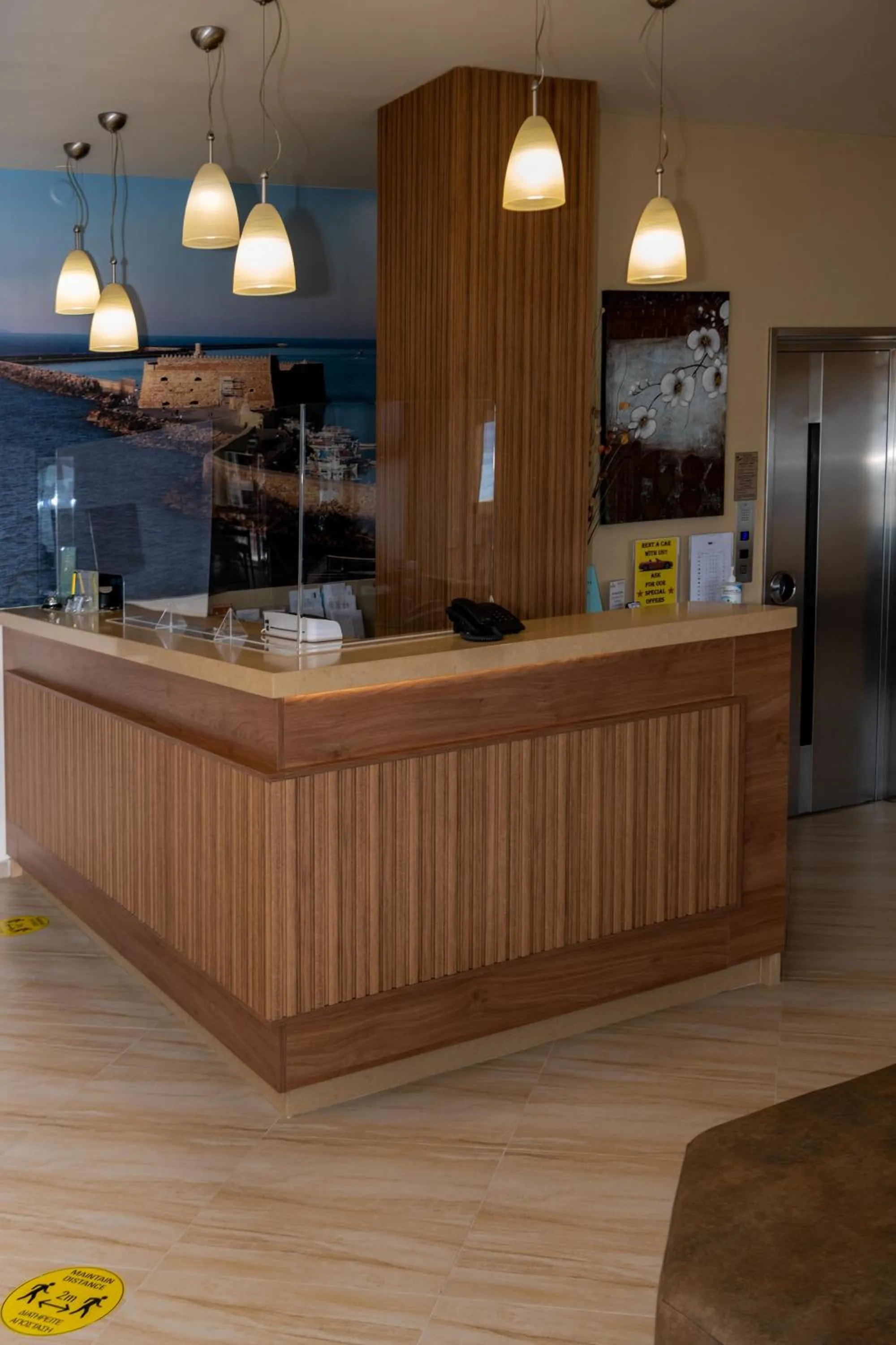 Lobby or reception in Kronos Hotel