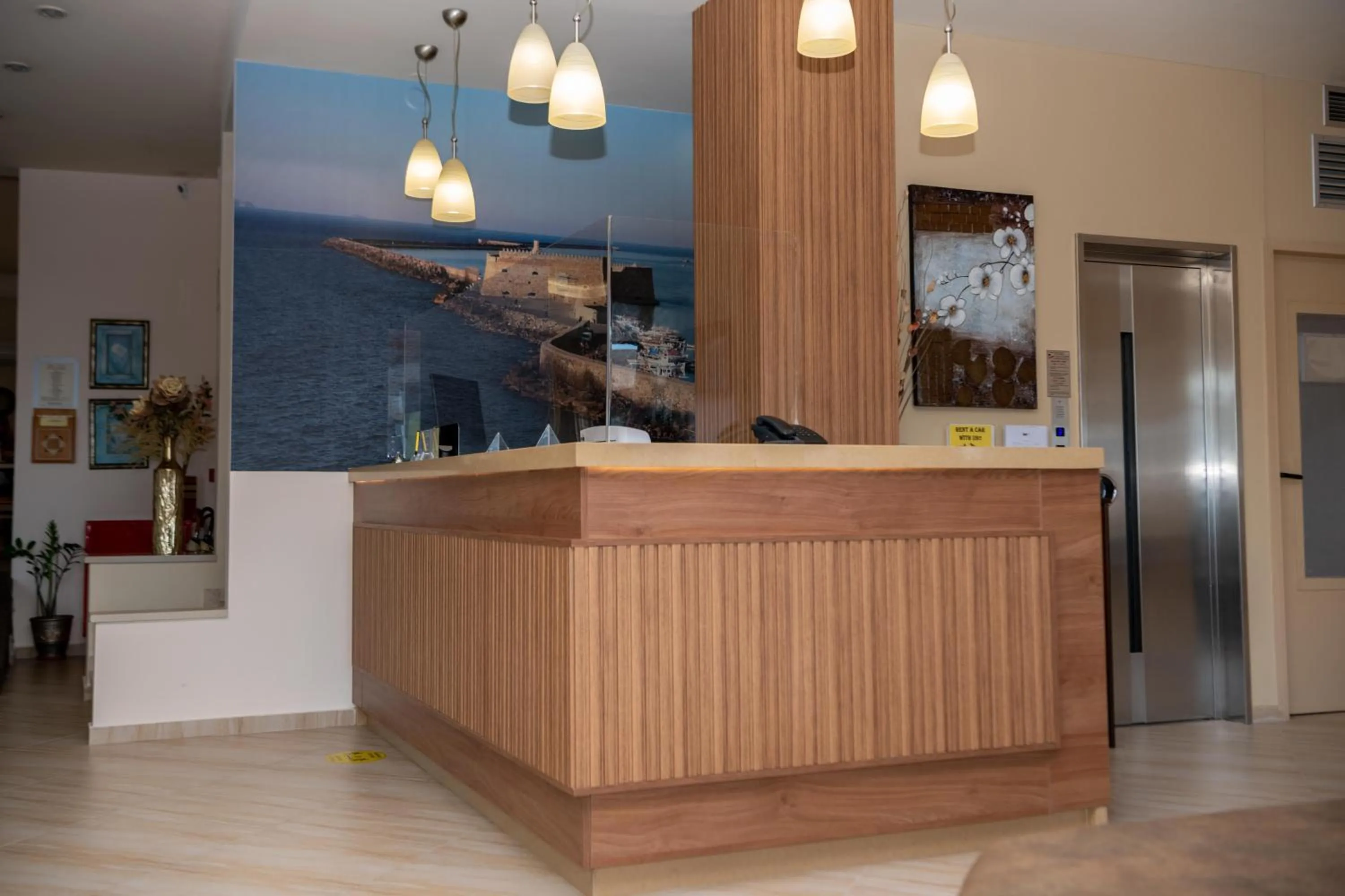 Lobby or reception in Kronos Hotel