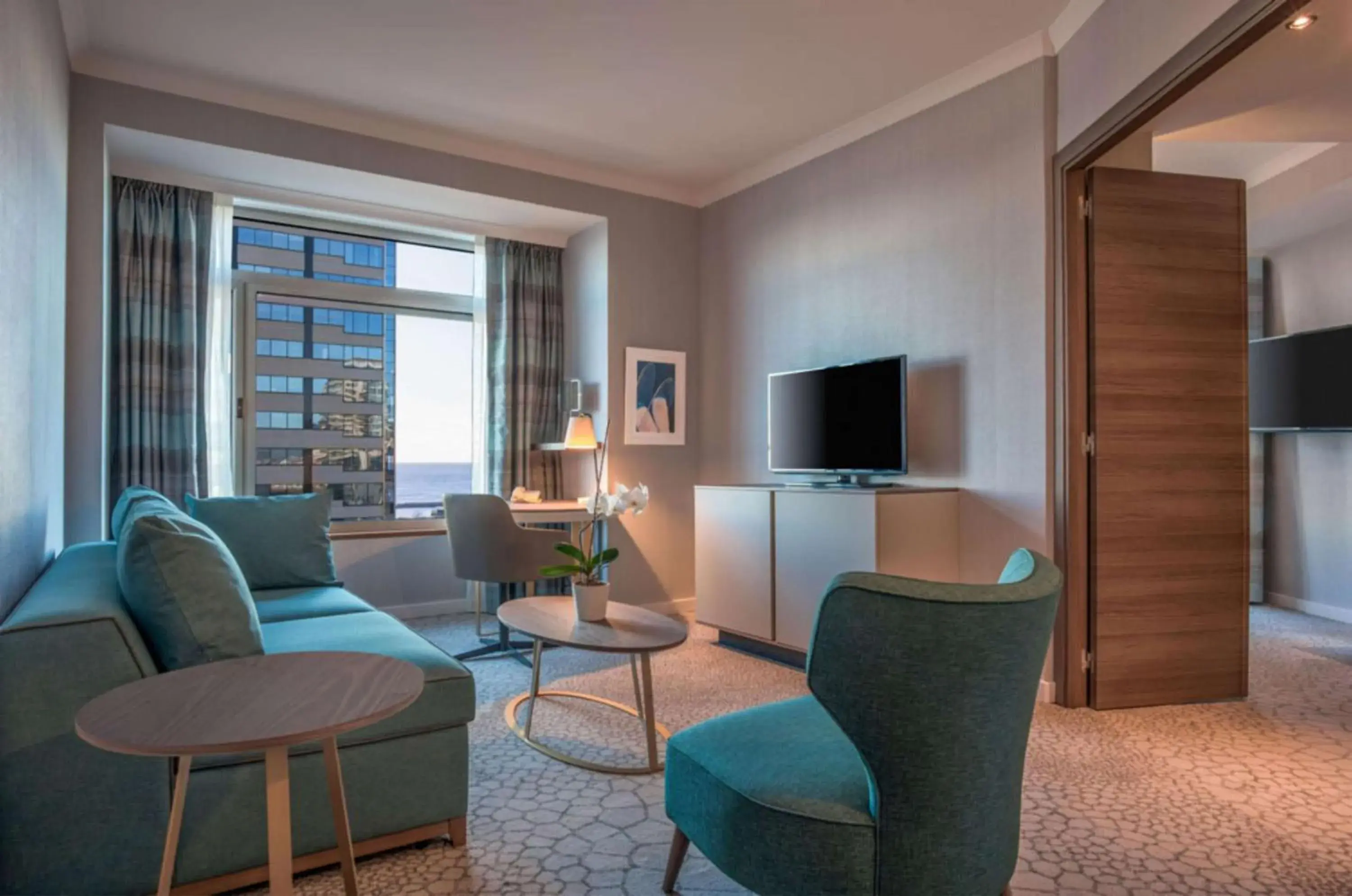 Bedroom in Hilton Diagonal Mar Barcelona Bedroom in Hilton Diagonal Mar Barcelona