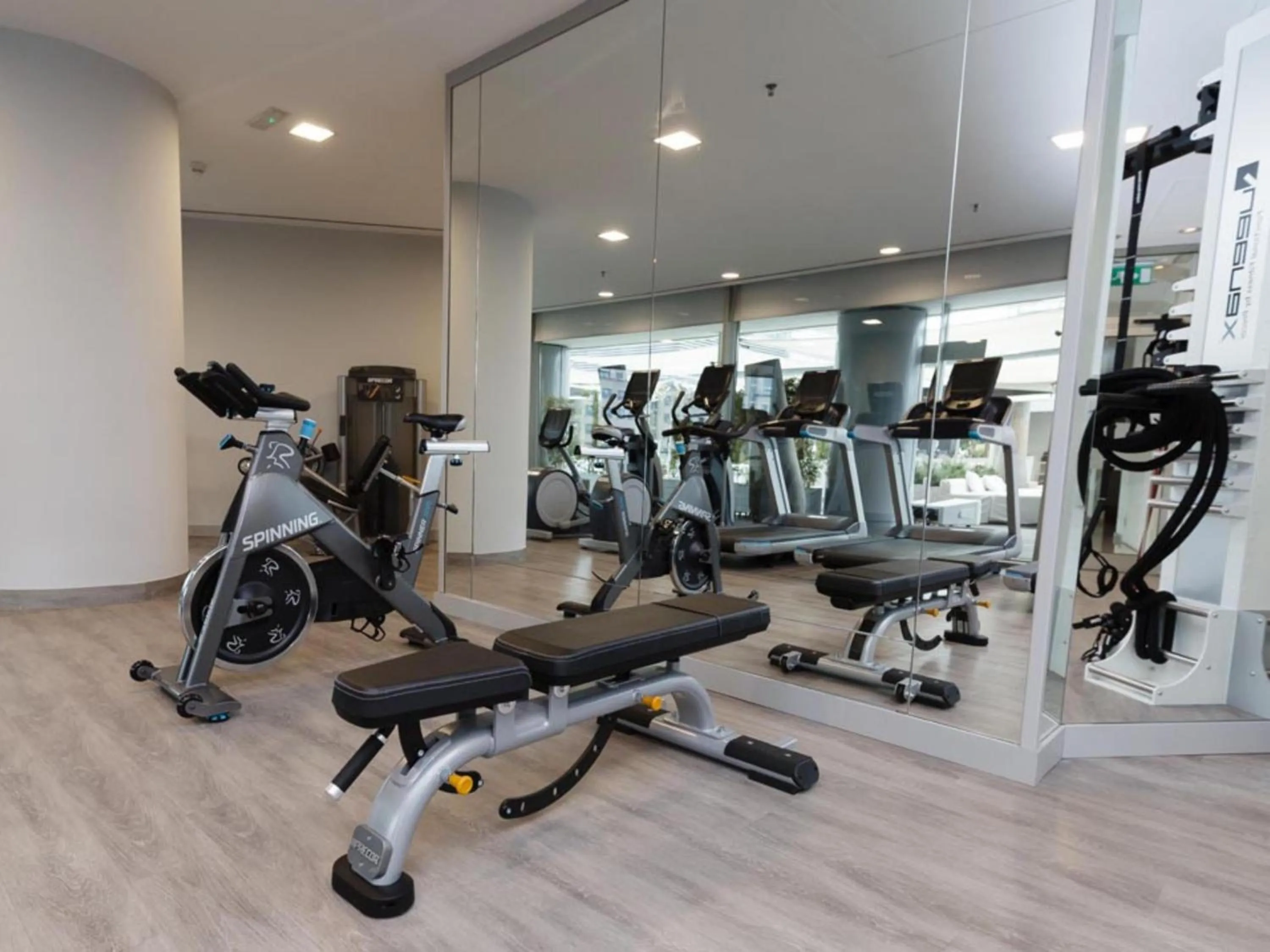 Fitness centre/facilities in Hilton Diagonal Mar Barcelona