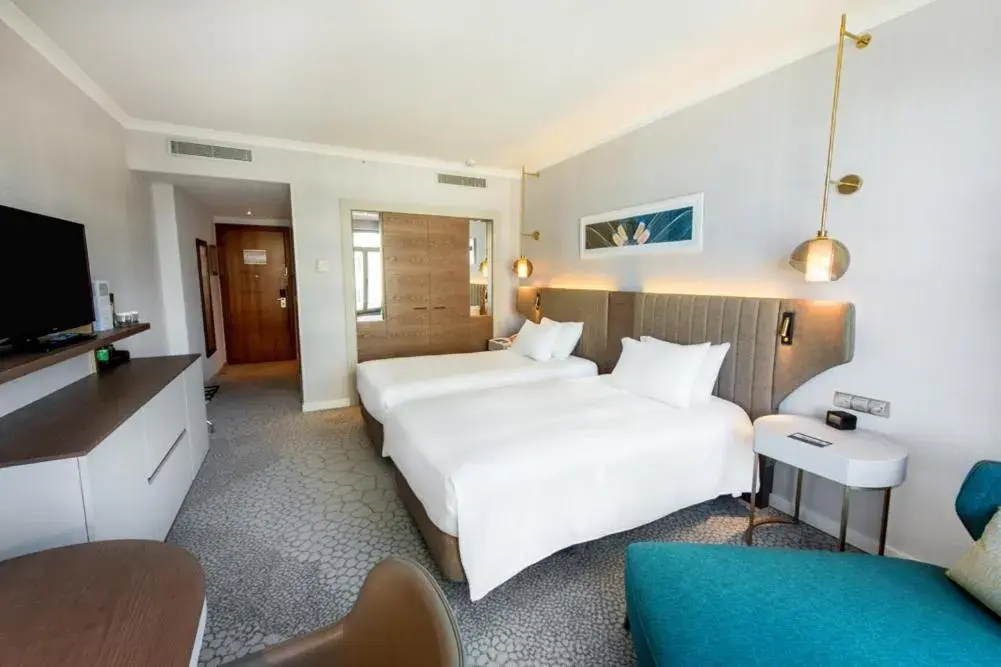 Twin Room in Hilton Diagonal Mar Barcelona Twin Room in Hilton Diagonal Mar Barcelona