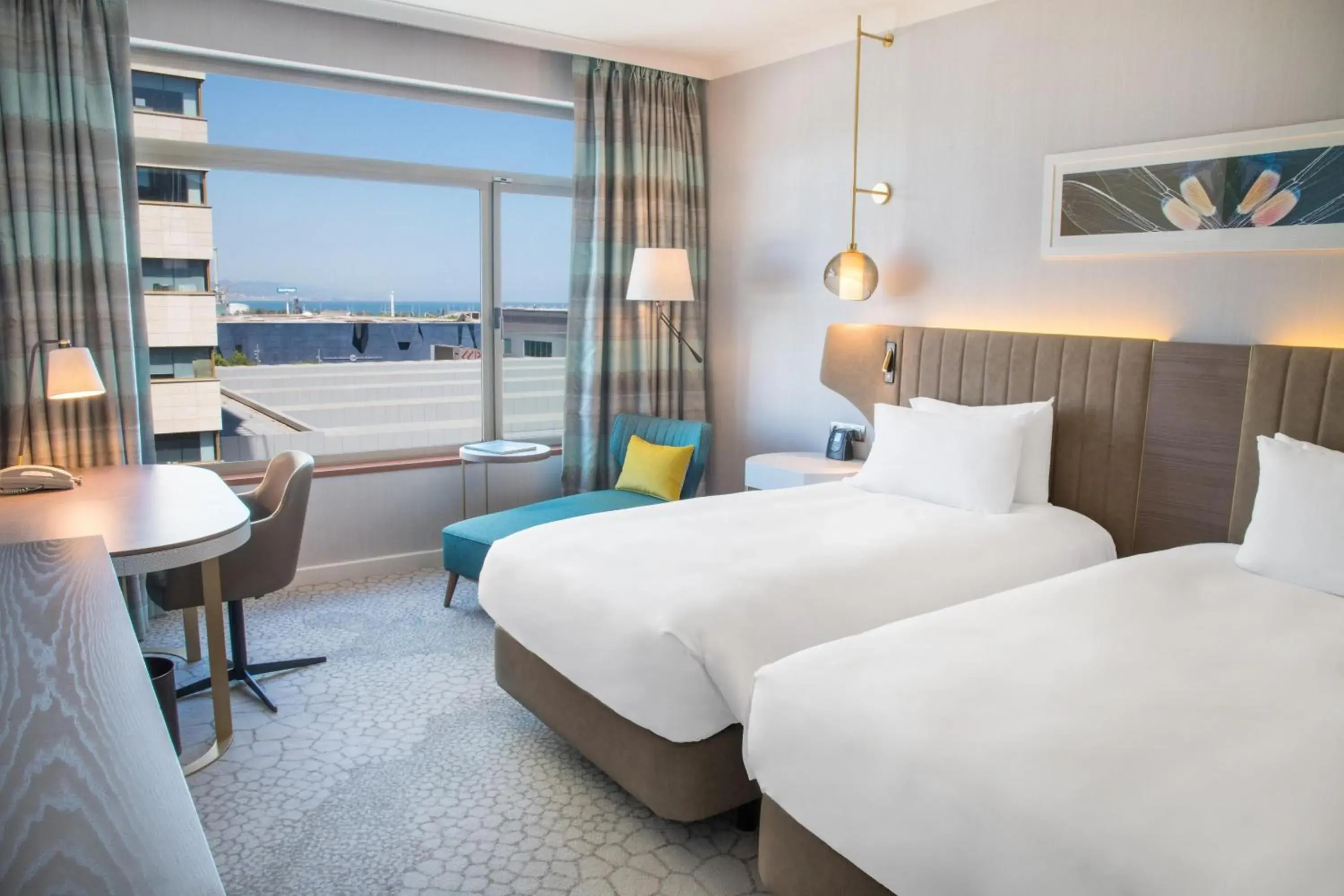 Bed in Hilton Diagonal Mar Barcelona Bed in Hilton Diagonal Mar Barcelona