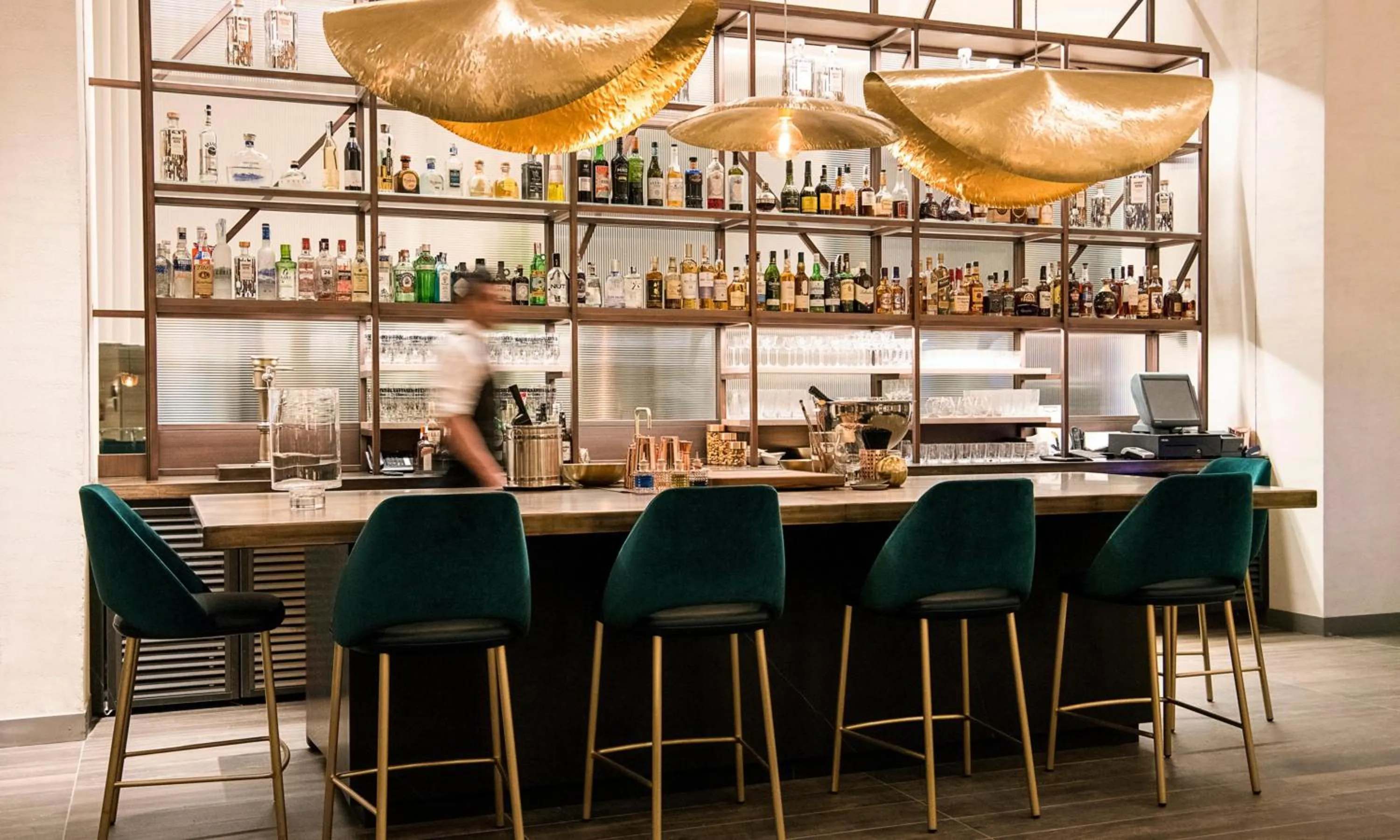 Lounge or bar in Hilton Diagonal Mar Barcelona