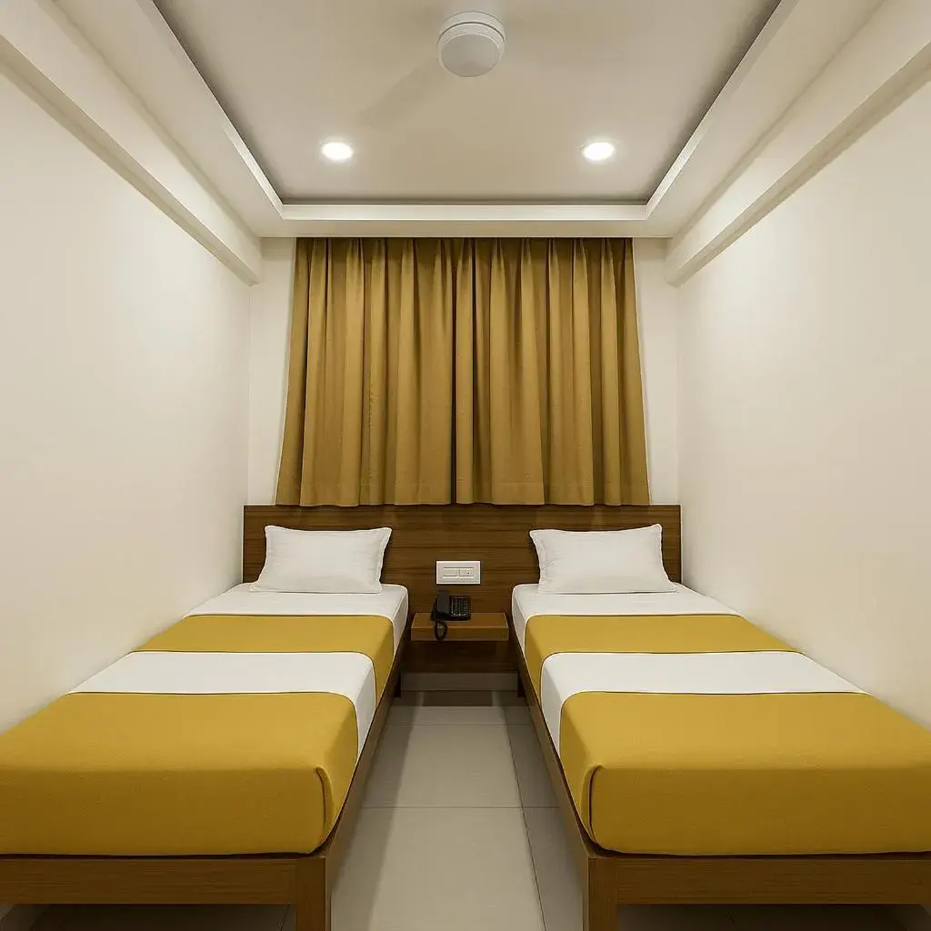 Deluxe Twin Room in Stay Guru Hari Om Residency Deluxe Twin Room in Stay Guru Hari Om Residency