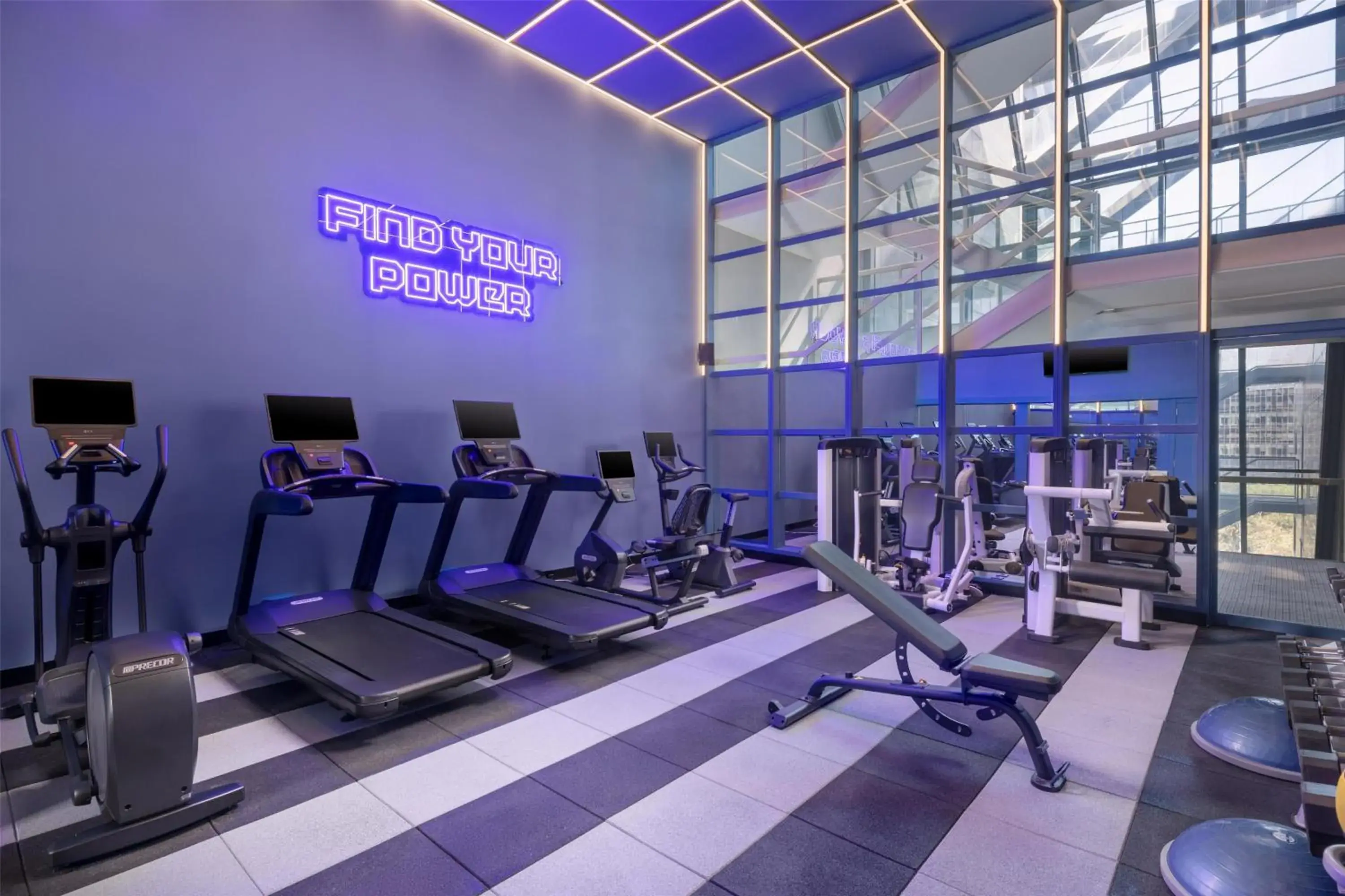 Fitness centre/facilities in Hilton Barcelona Fitness centre/facilities in Hilton Barcelona