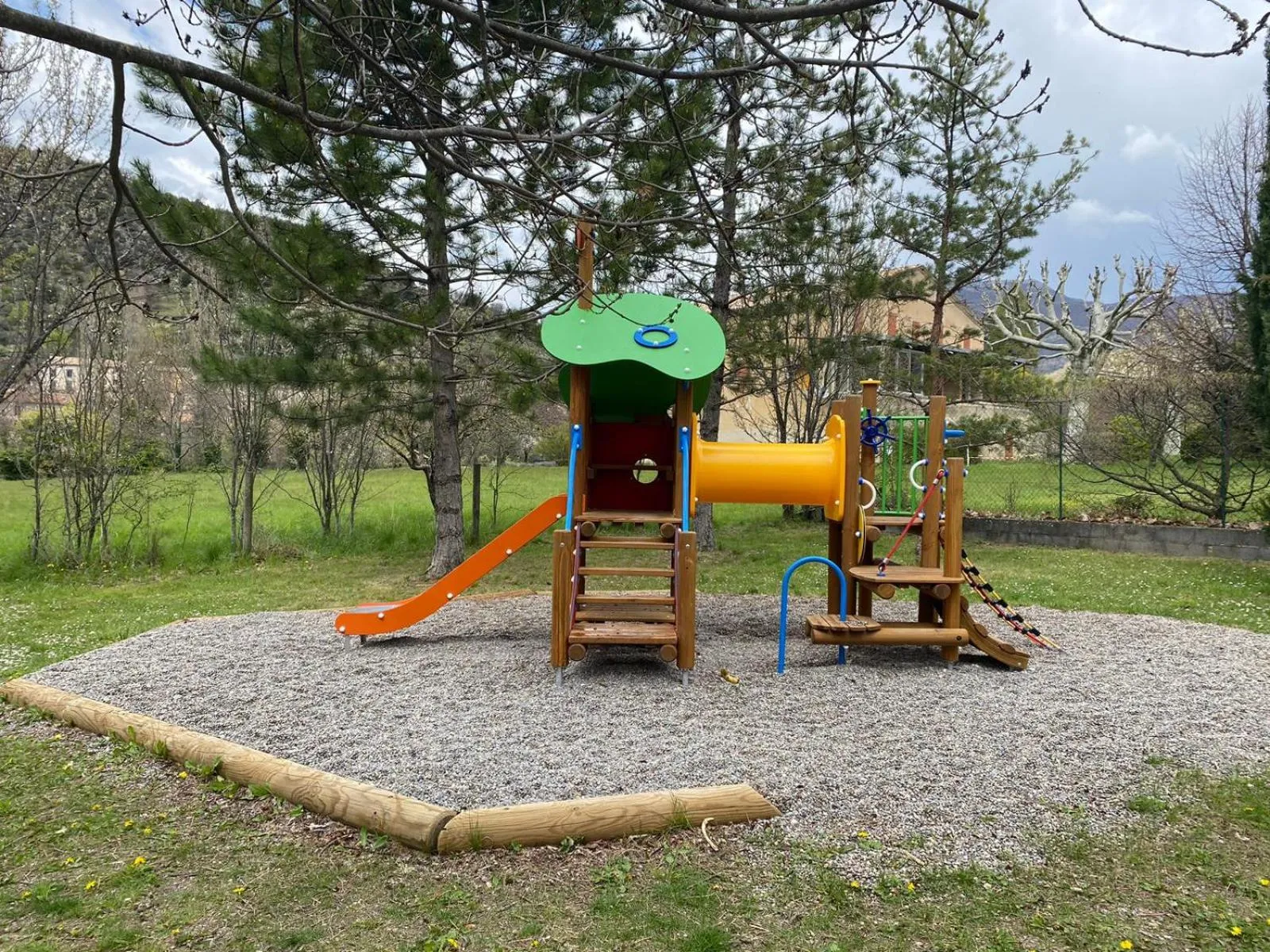 Children play ground in Olydea Montbrun-les-Bains