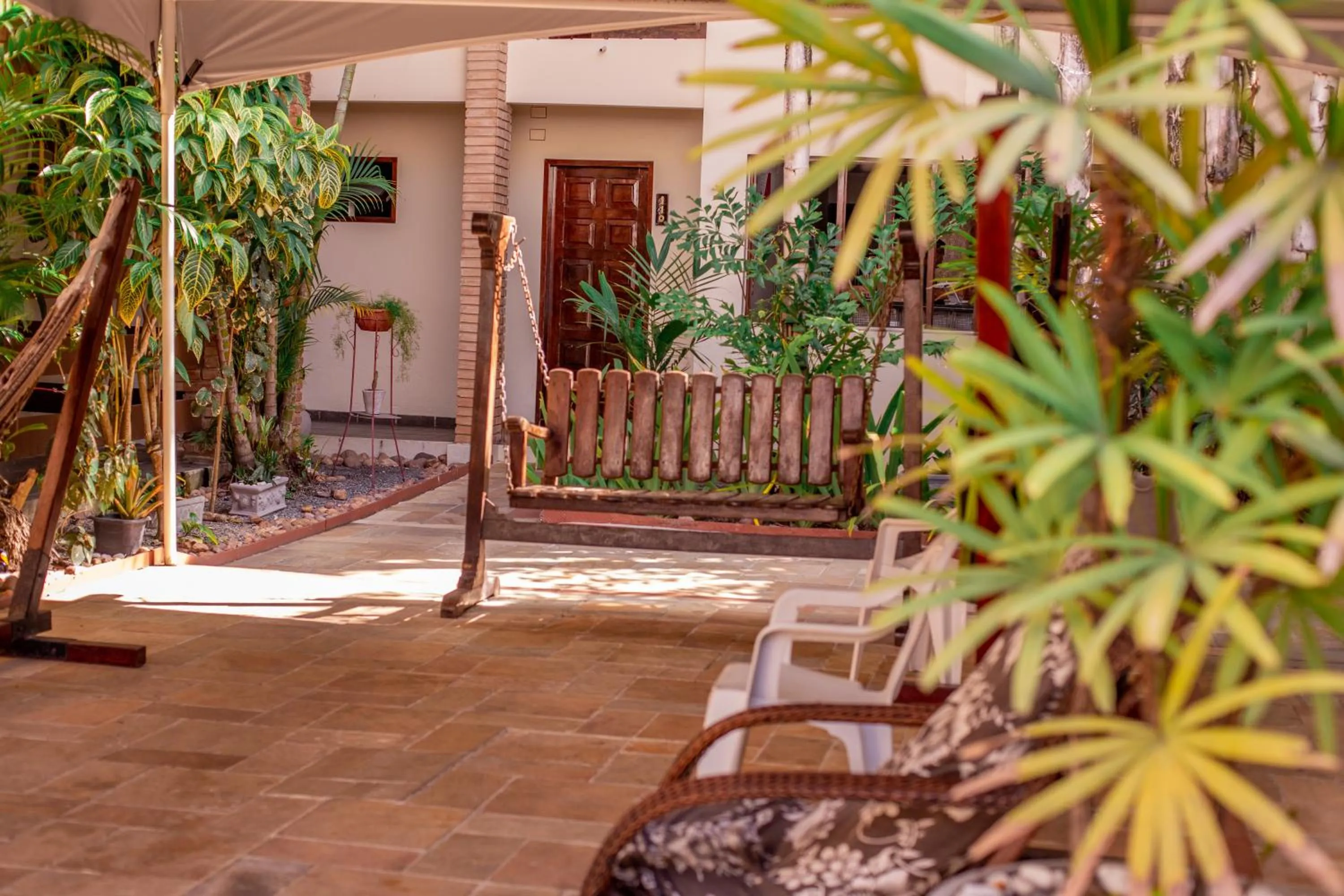 Garden in Hotel Pousada Mahon Mar