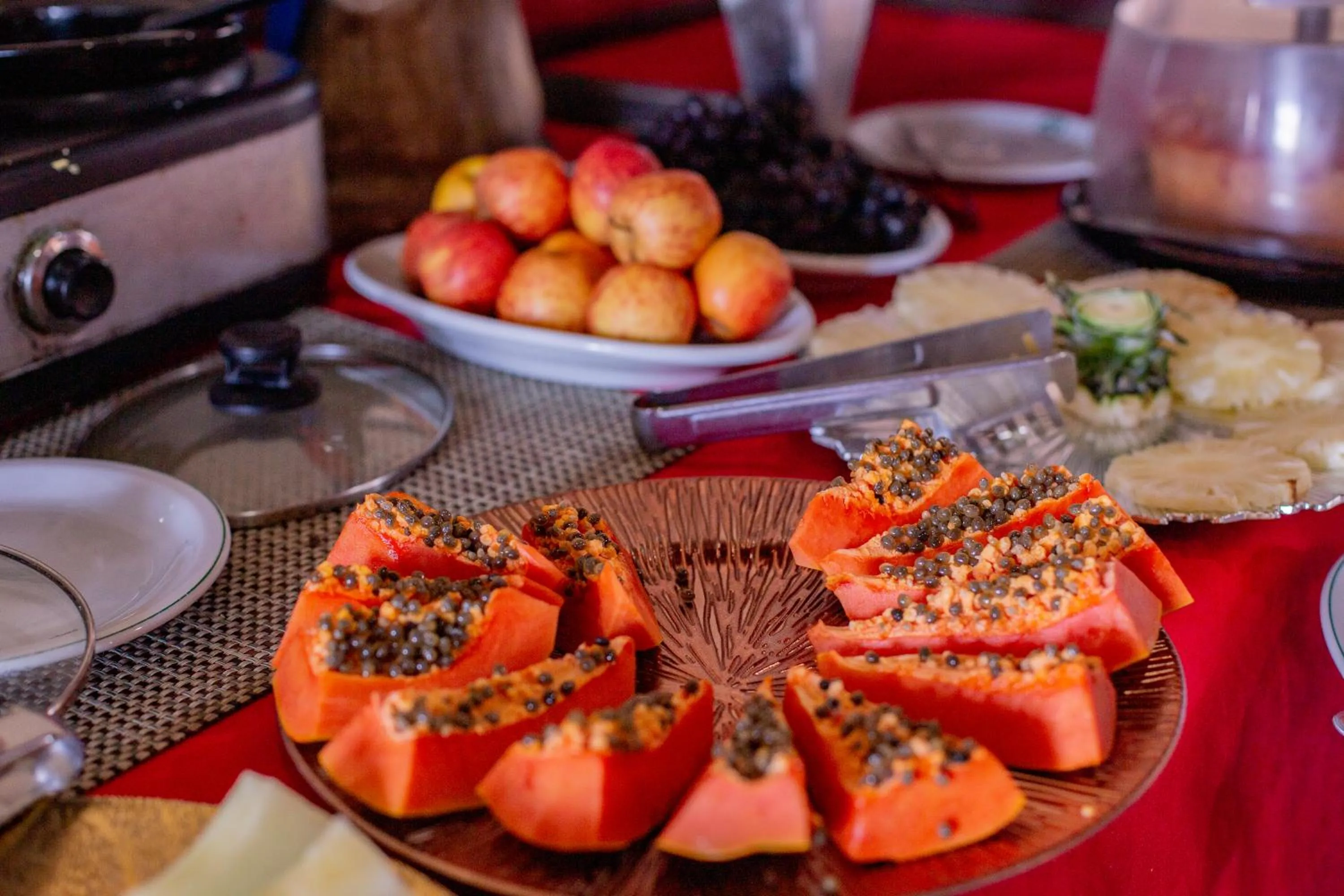 Restaurant/places to eat in Hotel Pousada Mahon Mar