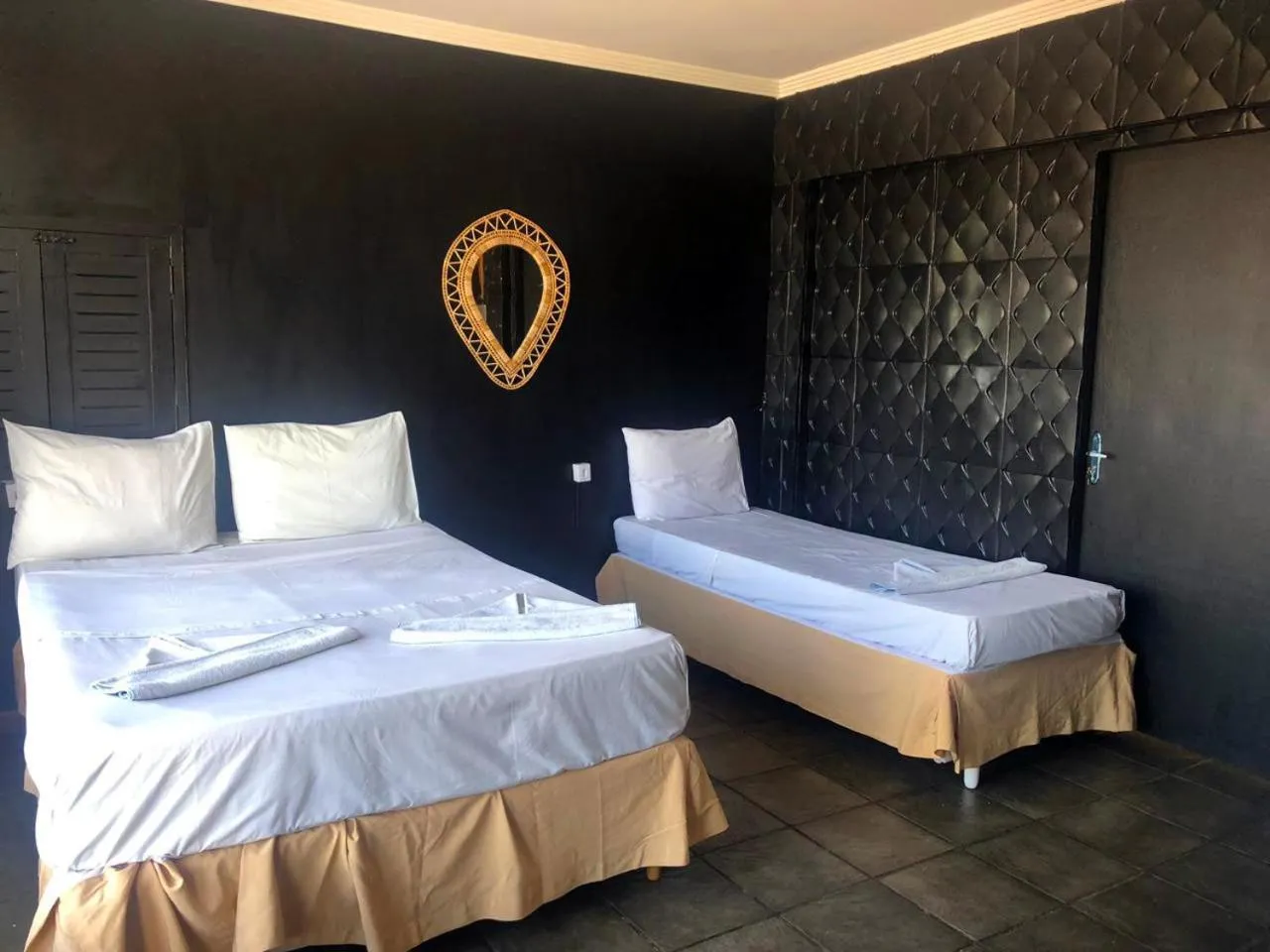 Bed in Hotel Pousada Mahon Mar