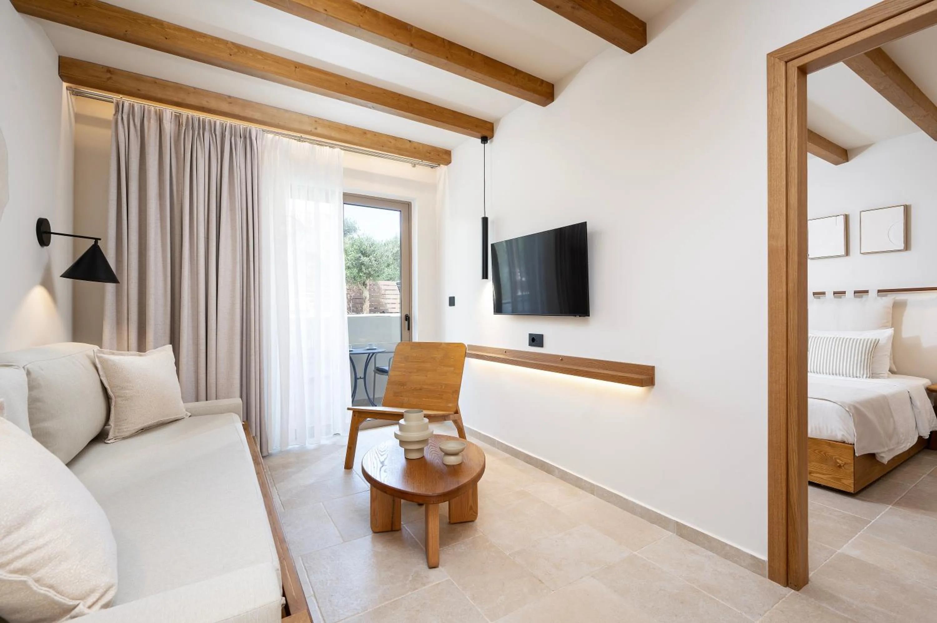 Photo of the whole room, Bed in Aegean Houses