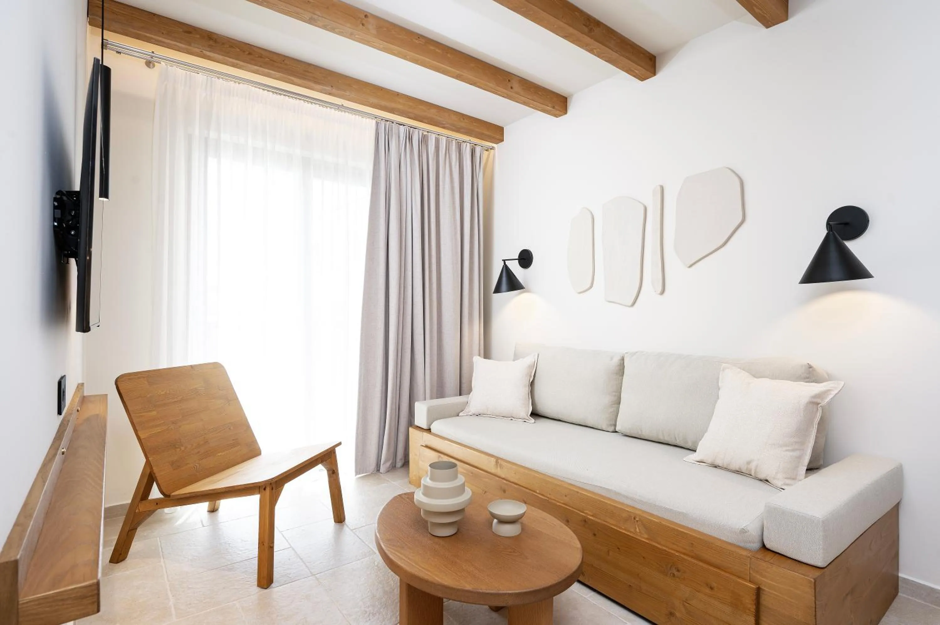 Seating area in Aegean Houses