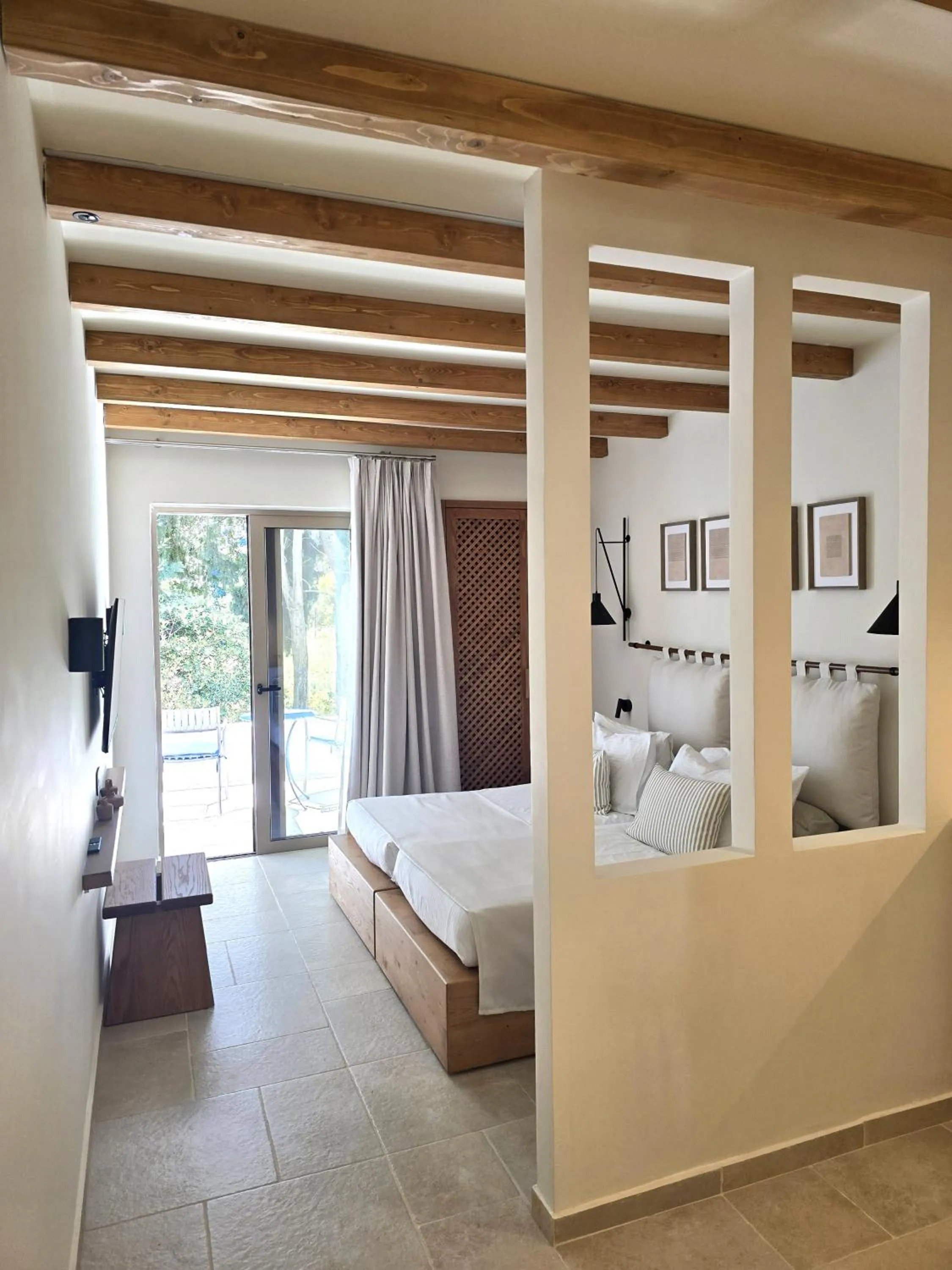 Photo of the whole room, Bed in Aegean Houses