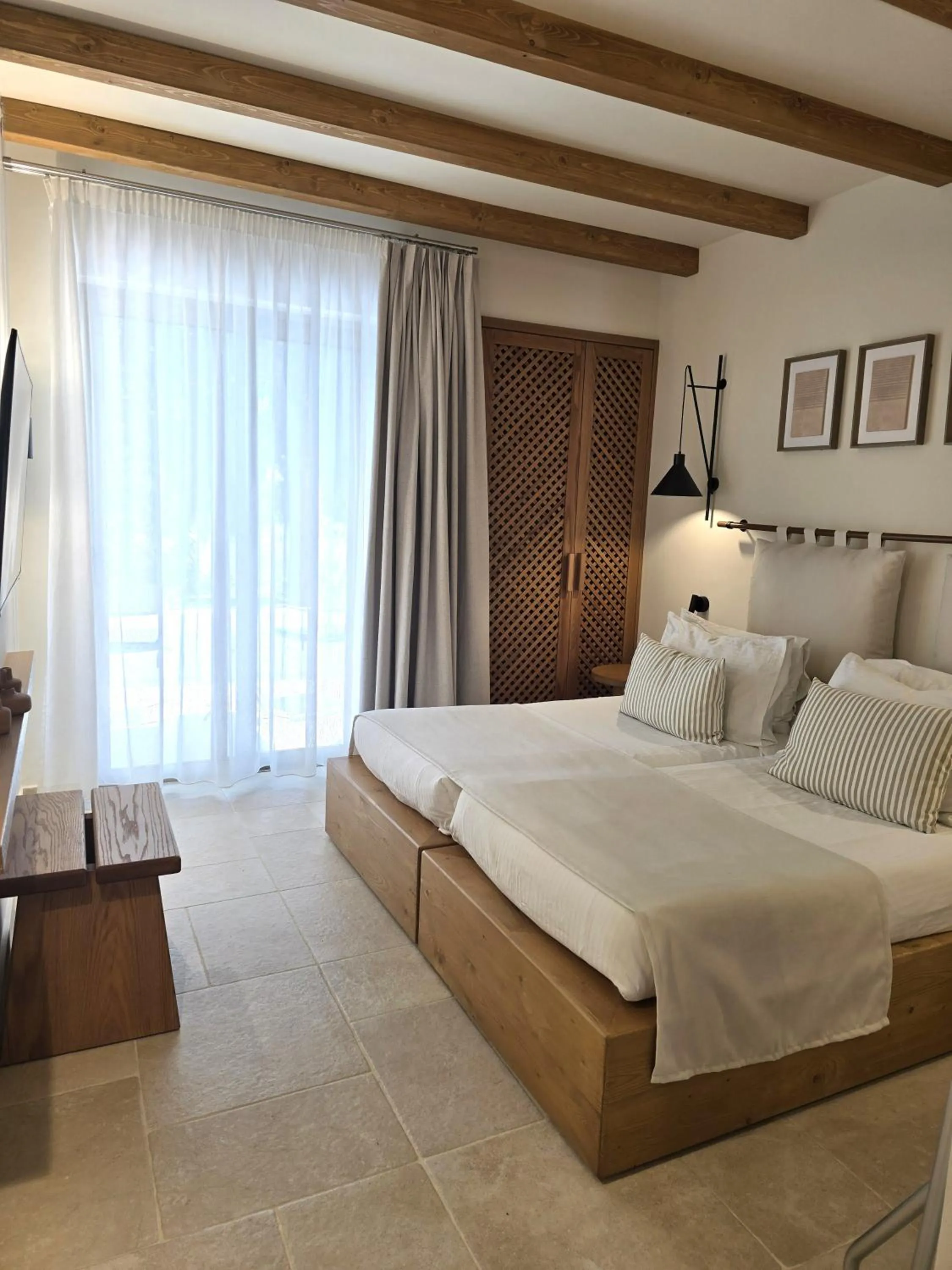 Bedroom, Bed in Aegean Houses