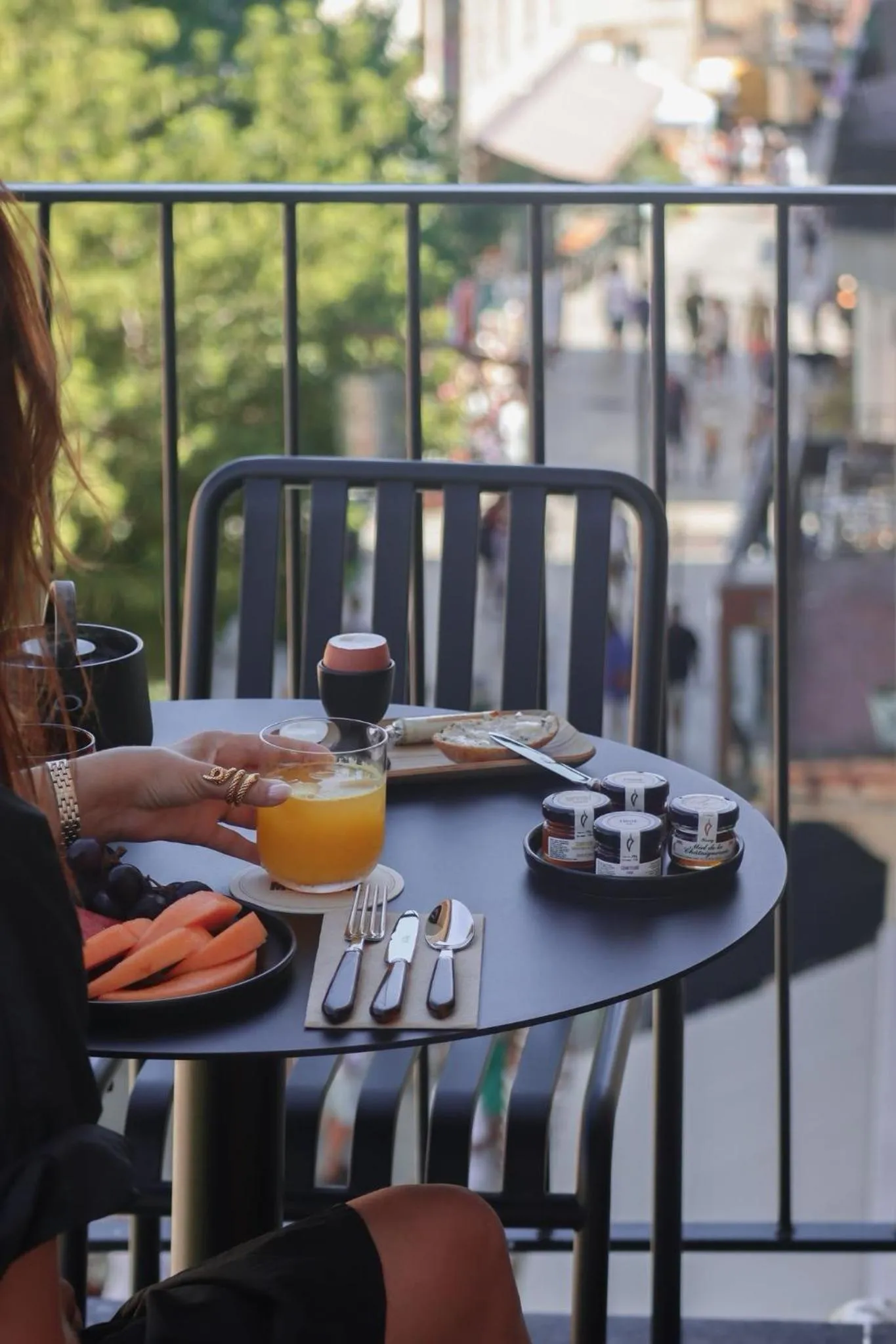 Food and drinks in Hotel Moderne