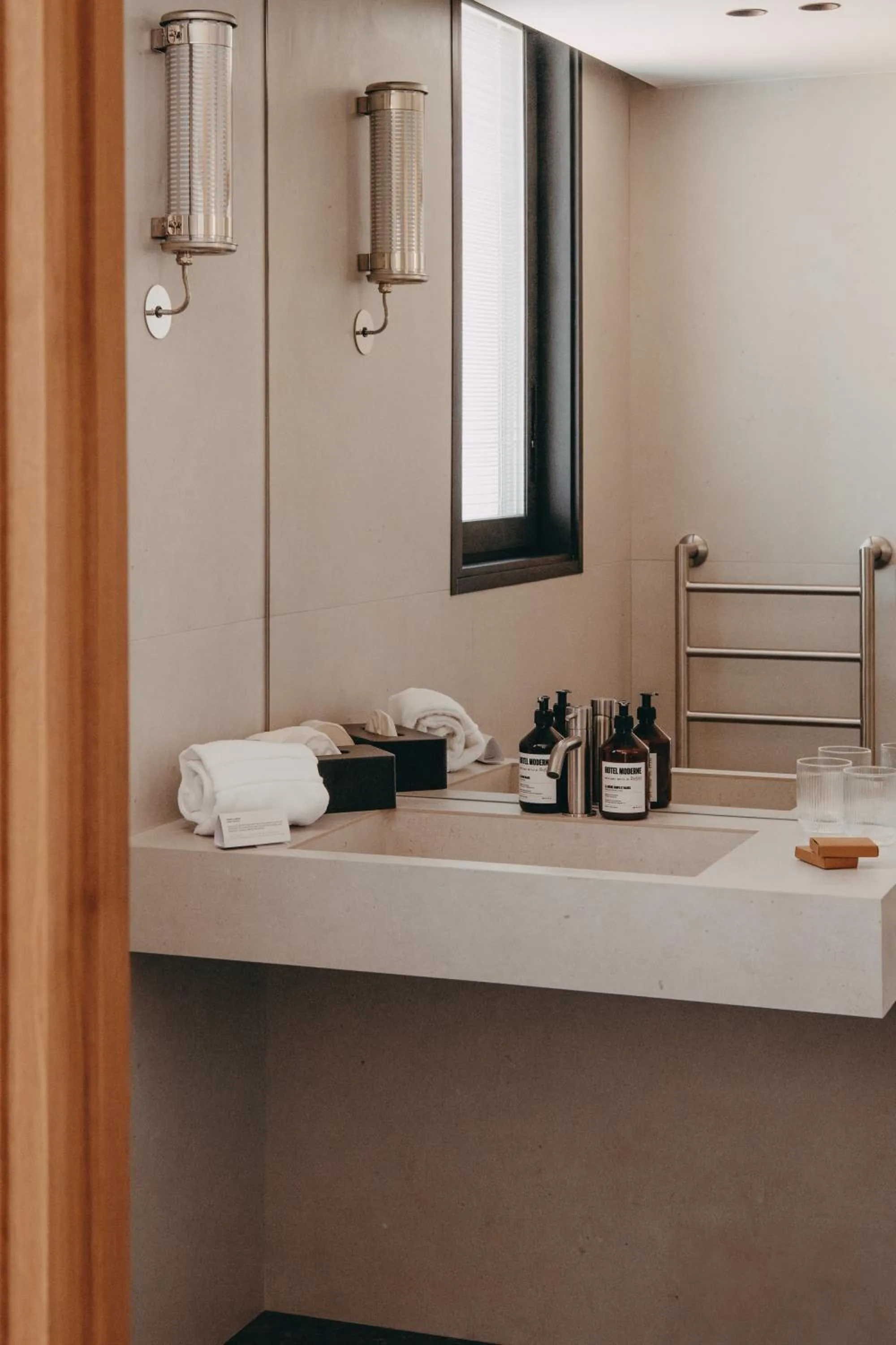 Bathroom in Hotel Moderne